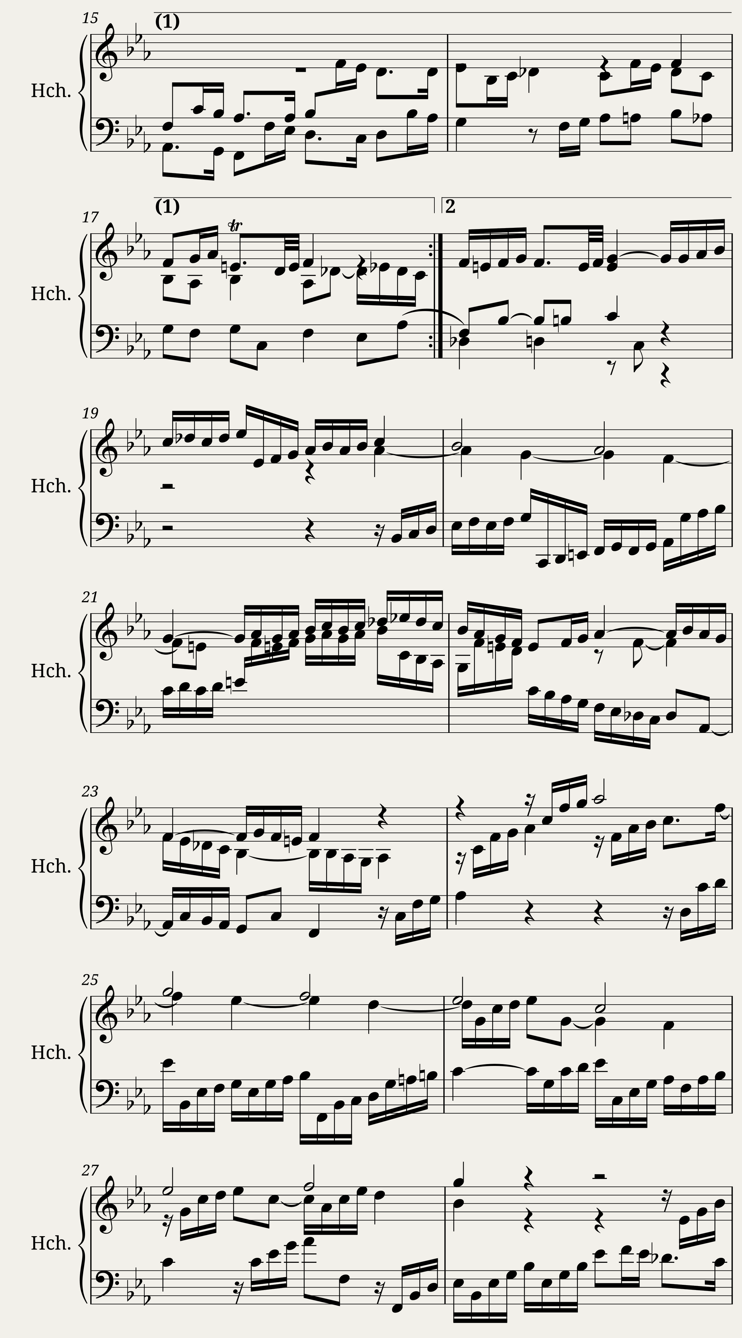 Ich ruf zu dir Herr Jesu Christ - BWV 639 — 2/2