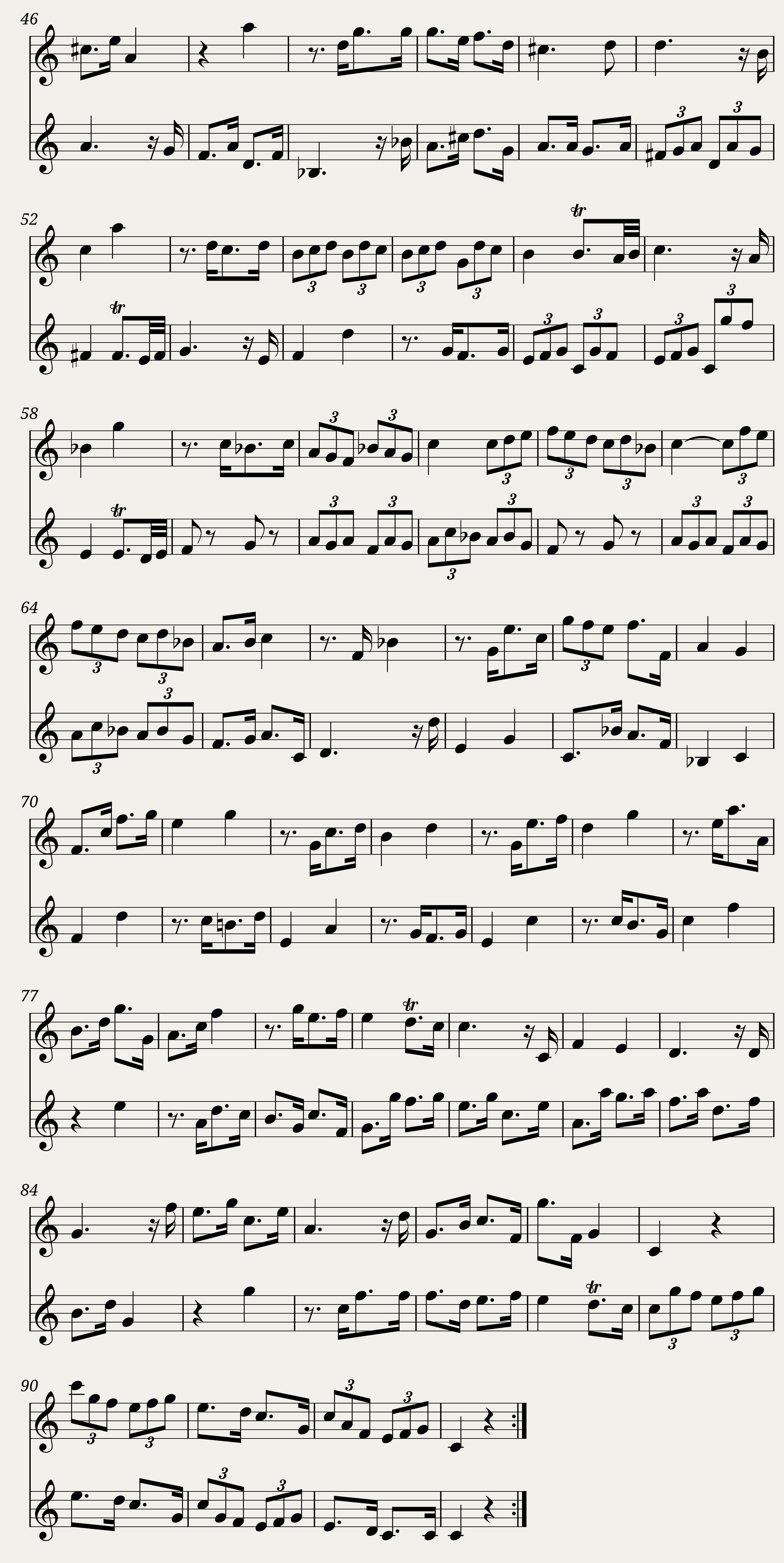 Telemann - Sonata 6 — 2/2
