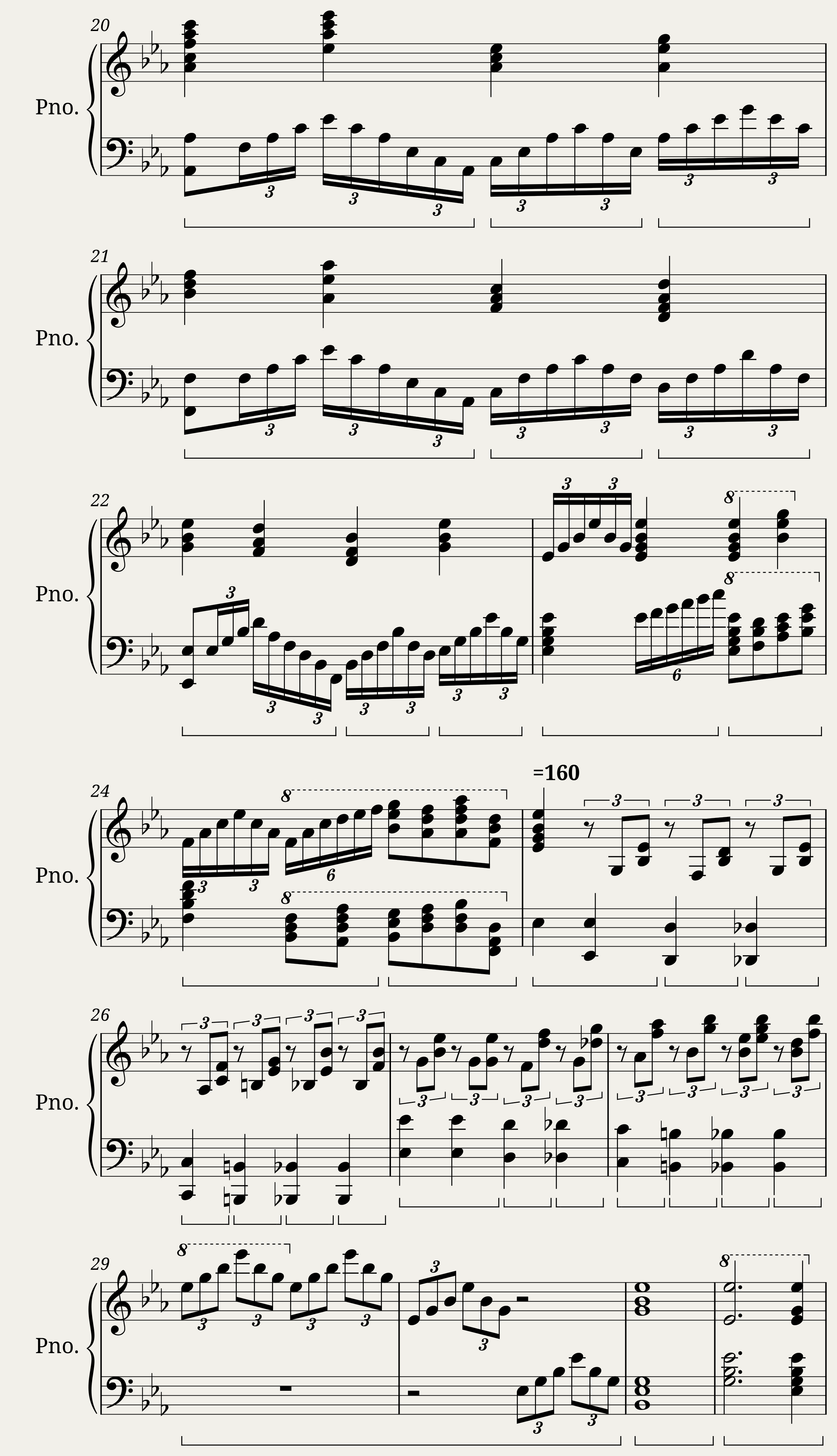 Piano Composition — 3/4