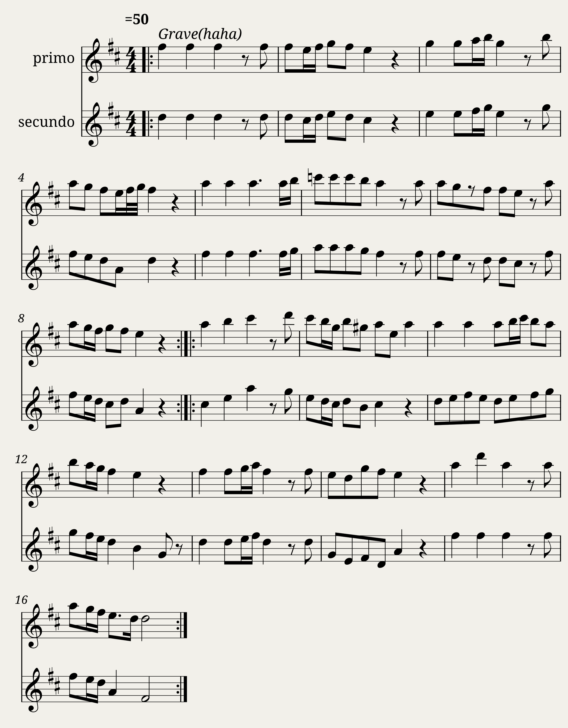 Dead March in Saul.2voices RH.442