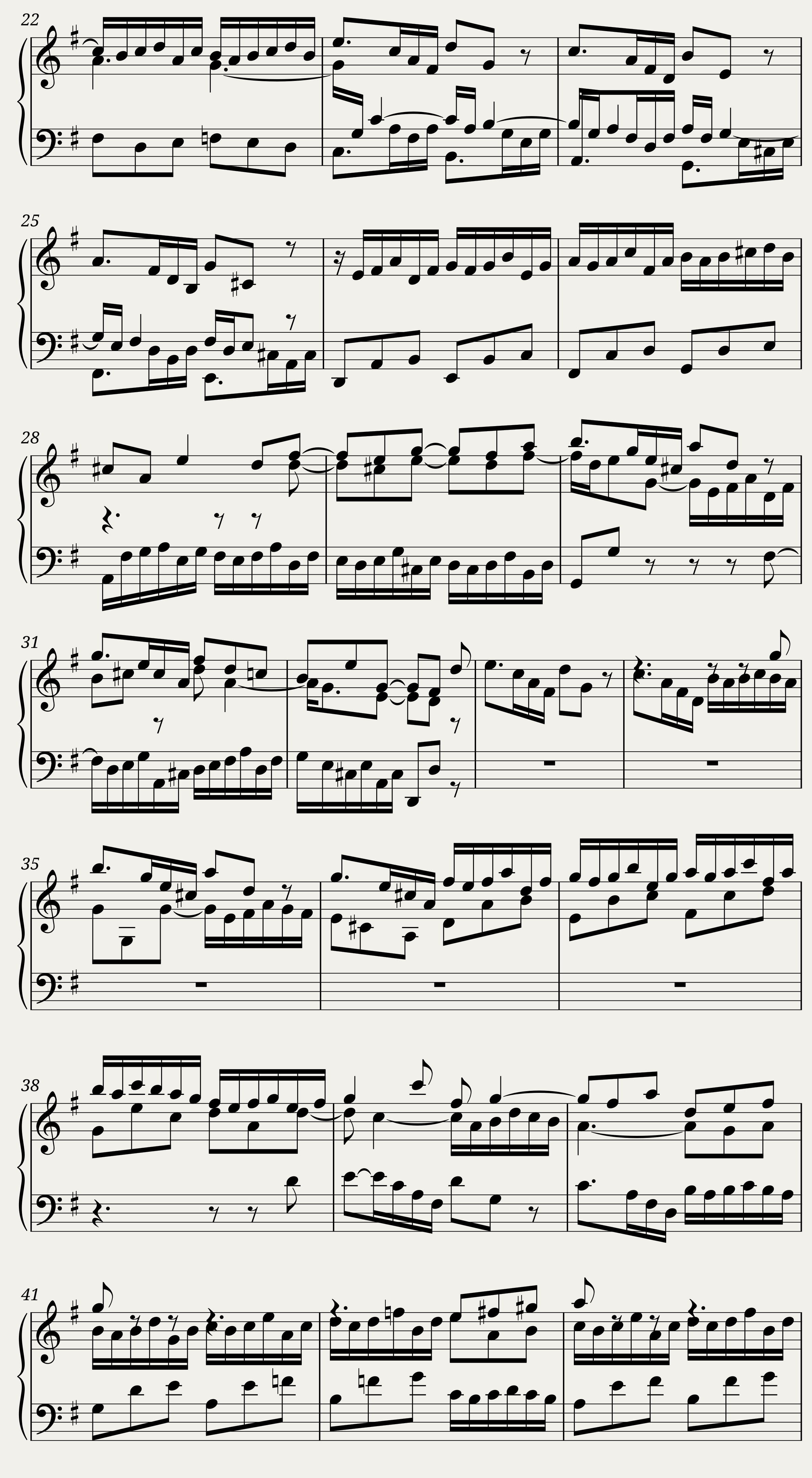BWV 829 Partita V Gigue — 2/6
