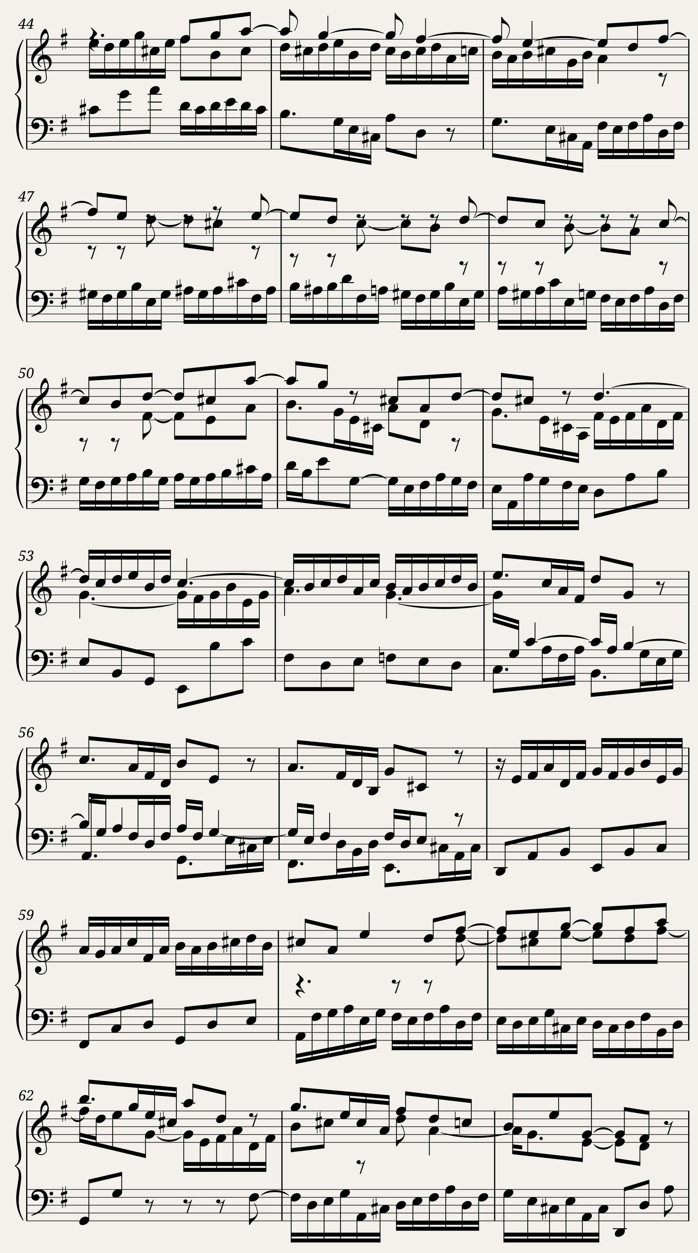 BWV 829 Partita V Gigue — 3/6