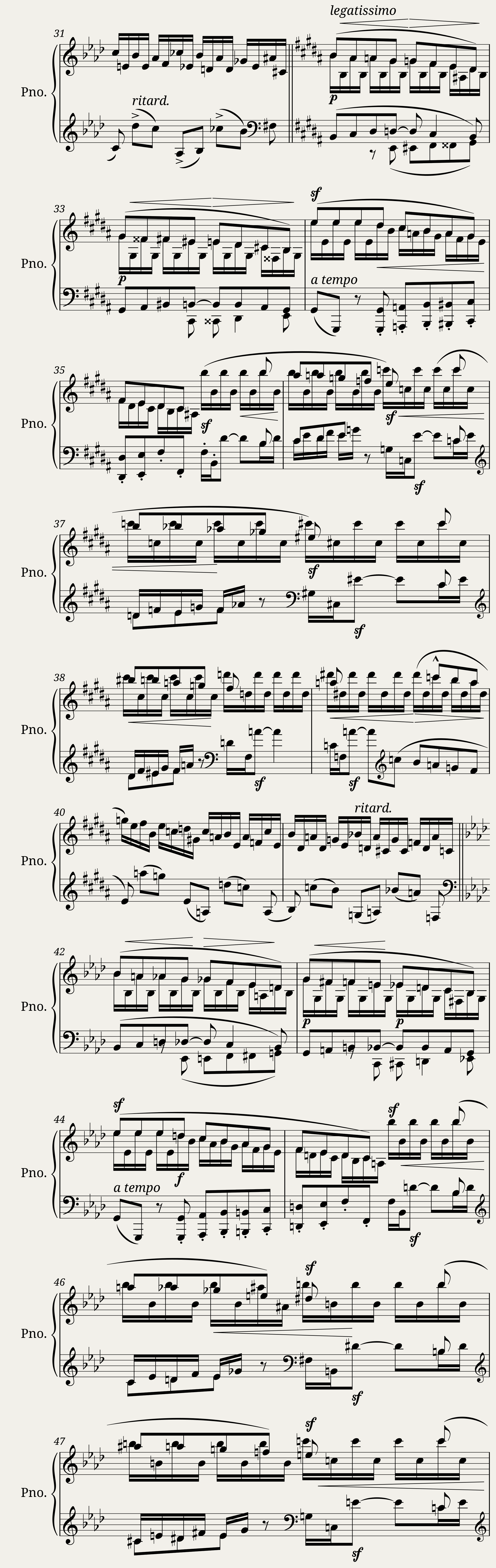 Concert Étude after Paganini's 12th Caprice - R. Schumann Op. 10 No. 1 — 3/5