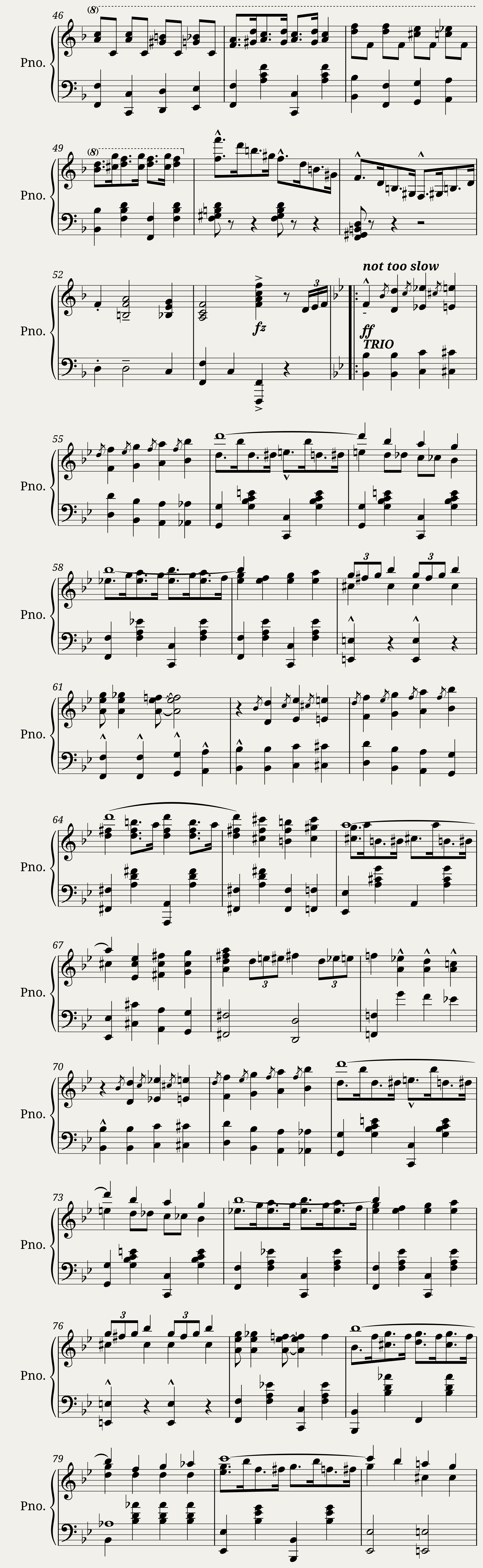 Breakin' the Piano — 3/4