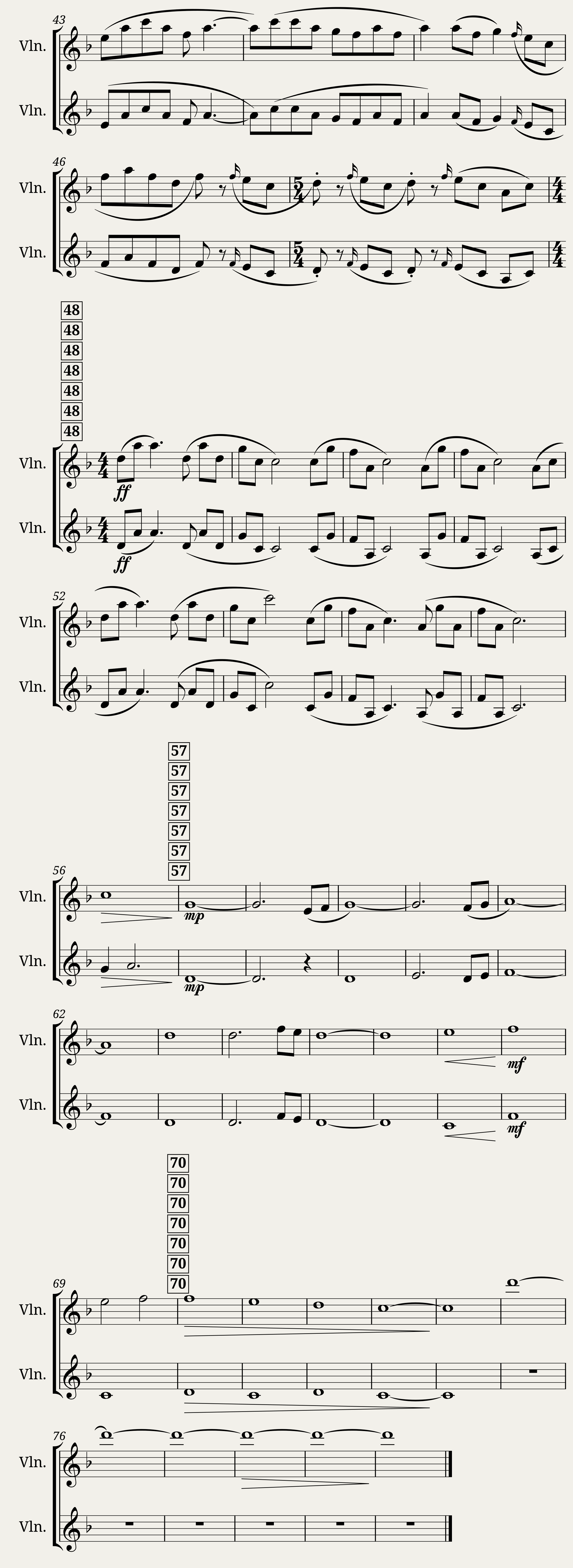 Wings of Kynareth violins — 3/3