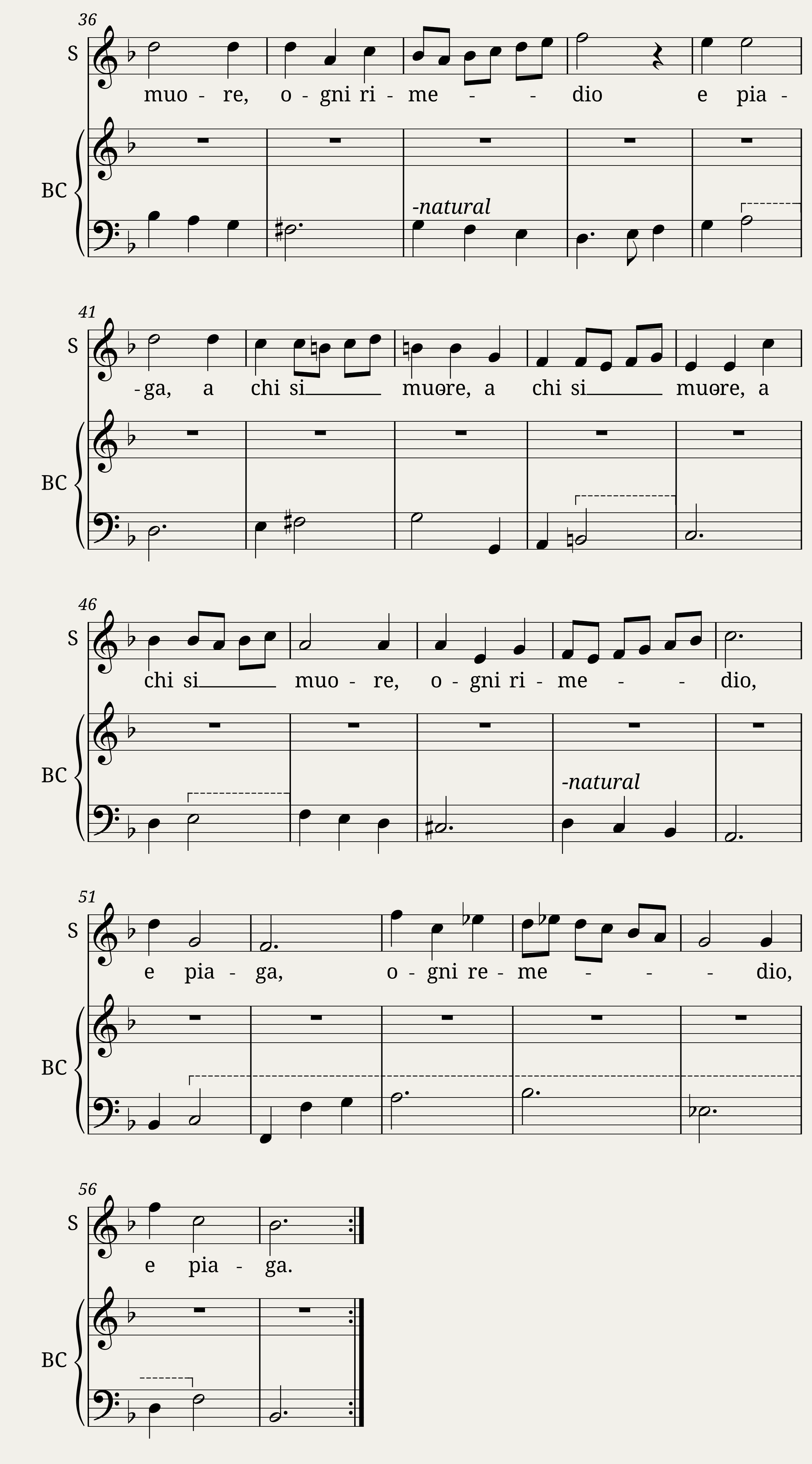 Ho' il cor ferito e moriro - Giovanni Felice Sances — 2/2
