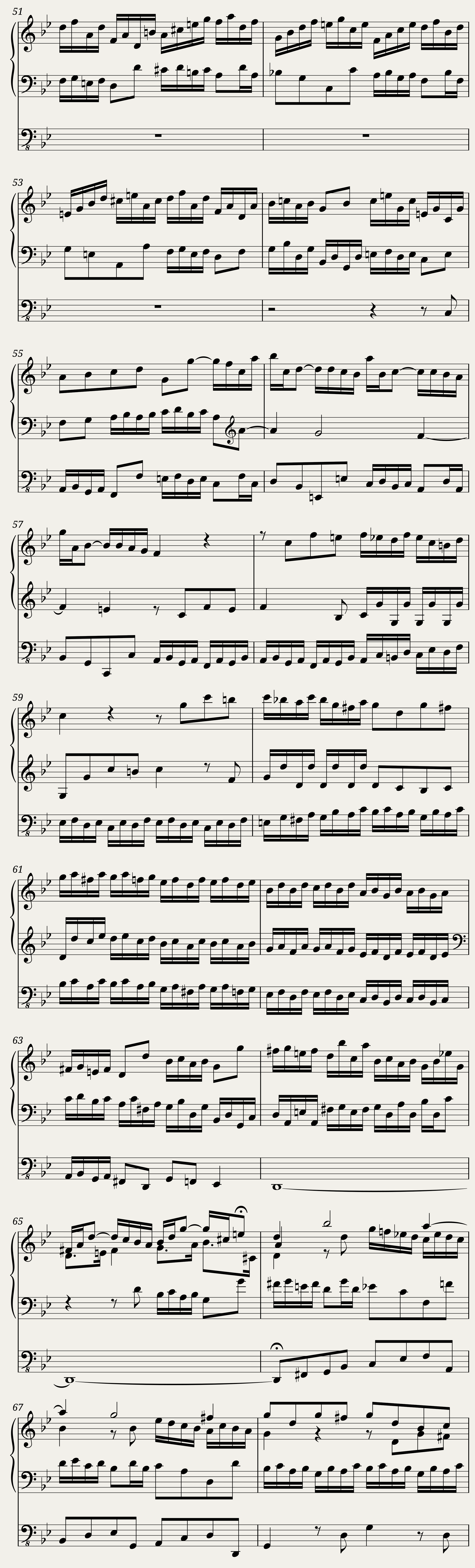 Fugue in G Minor 'The Great BWV 542 2 - Johann Sebastian Bach — 5/8