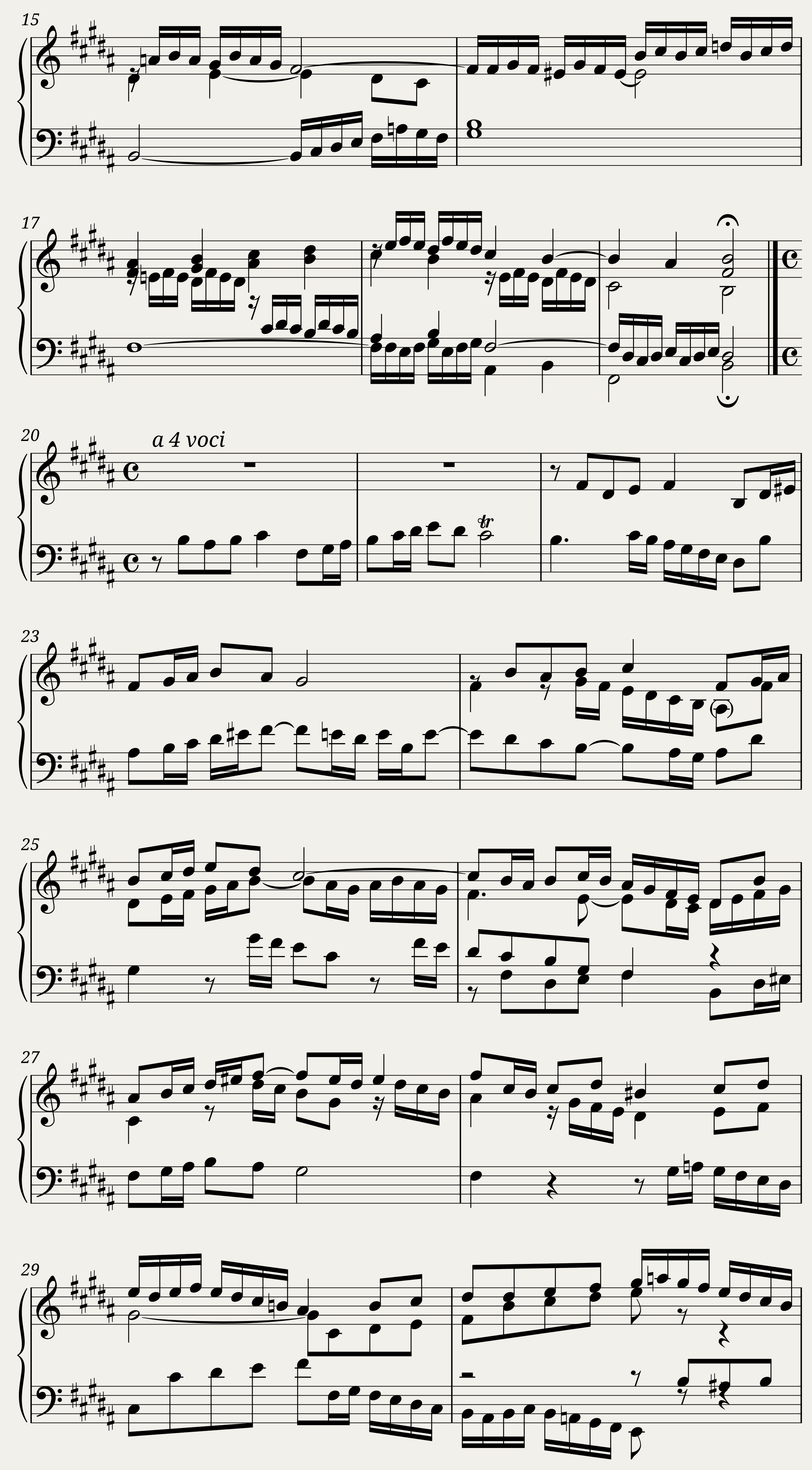 Prelude and Fugue 23 - OpenWTC — 2/3
