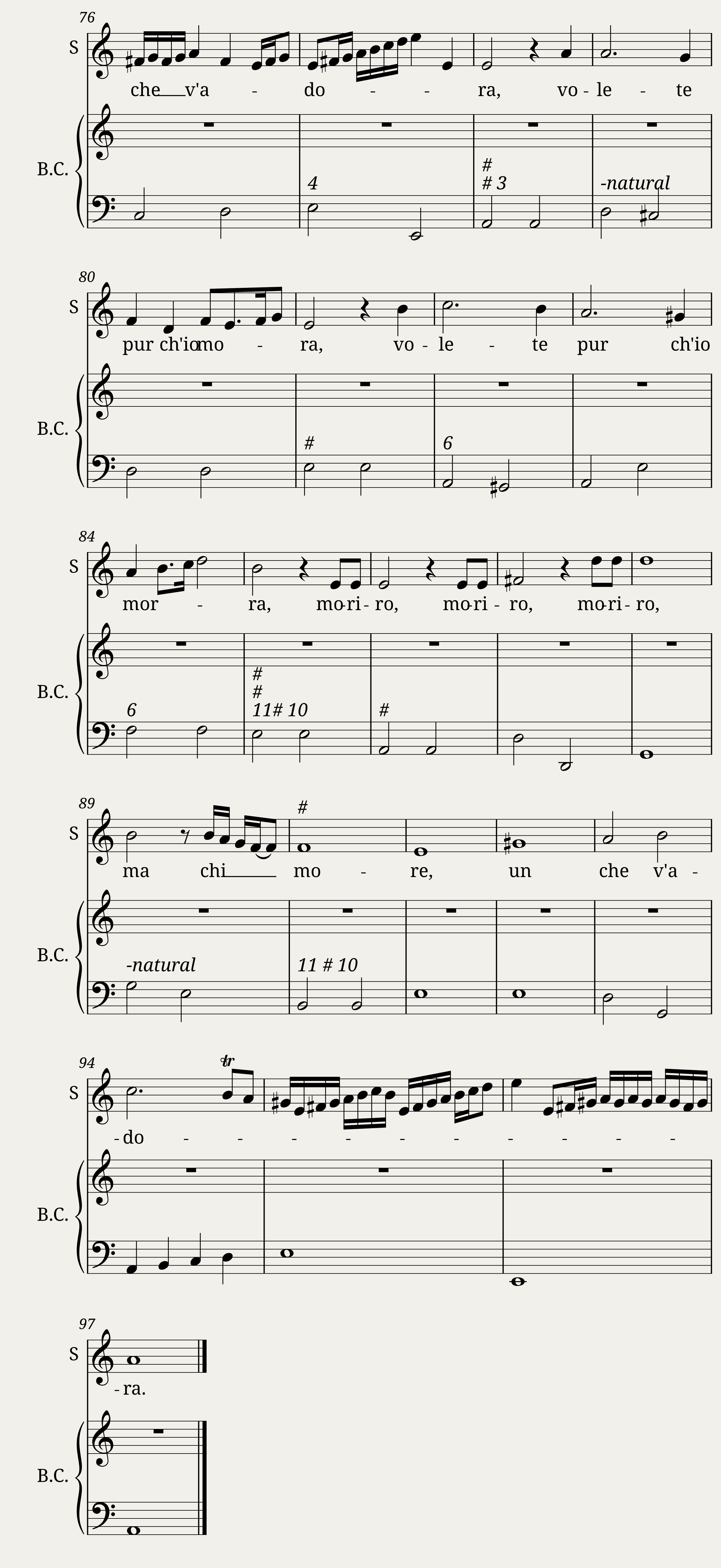 Queste lagrim' amare - Giulio Caccini — 4/4