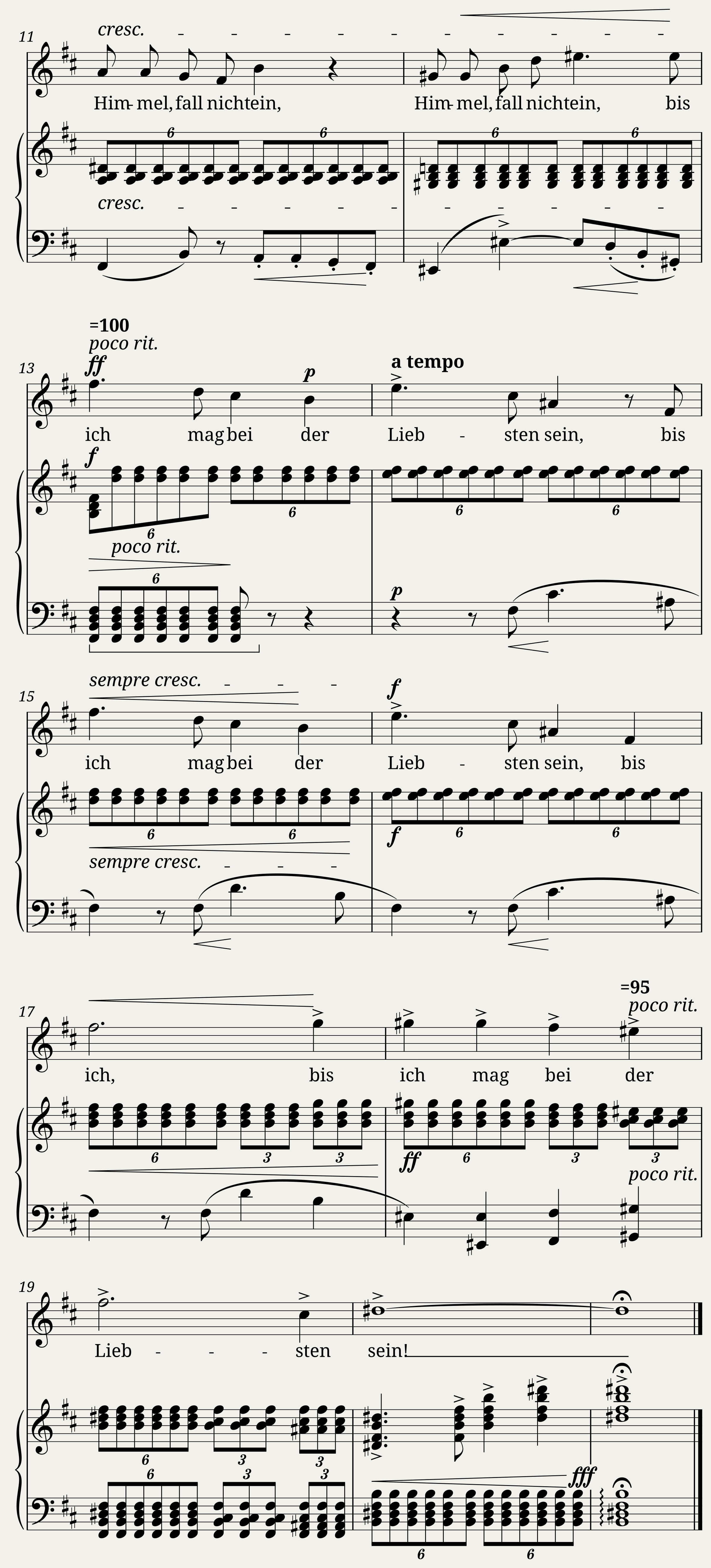 Brahms Johannes - 6 Songs Op.7 No.6 - Heimkehr — 2/2
