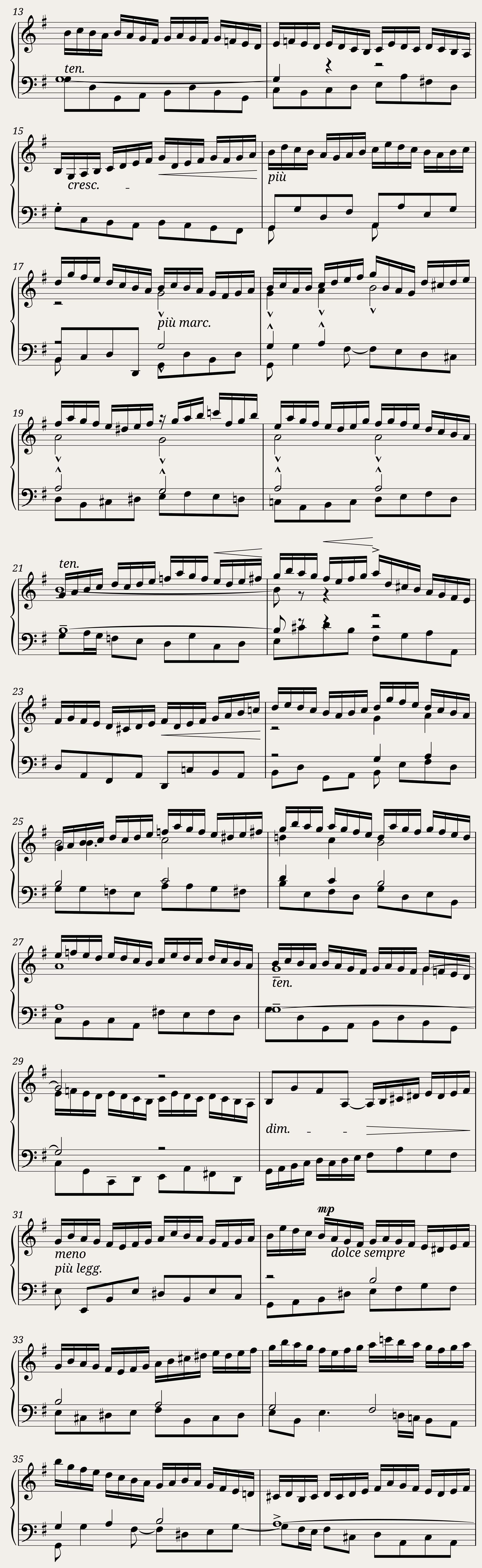 J.S. Bach Partita No.3 5. Burlesca — 2/2