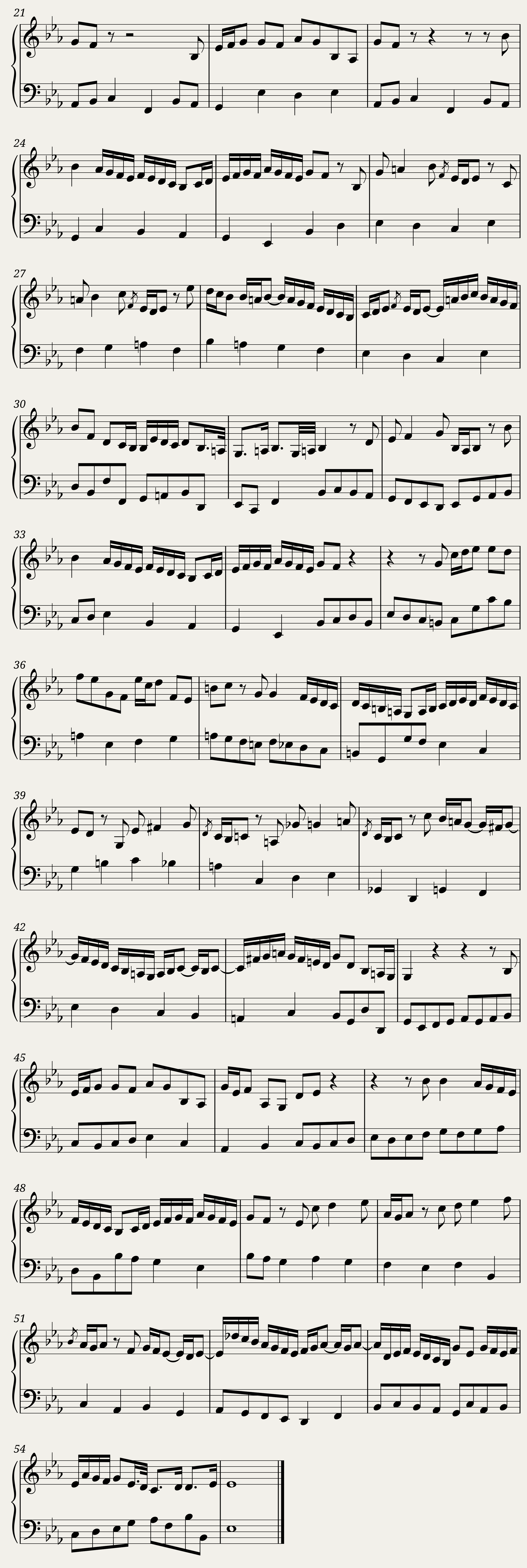 Wachet auf ruft uns die Stimme BWV 645 — 2/2