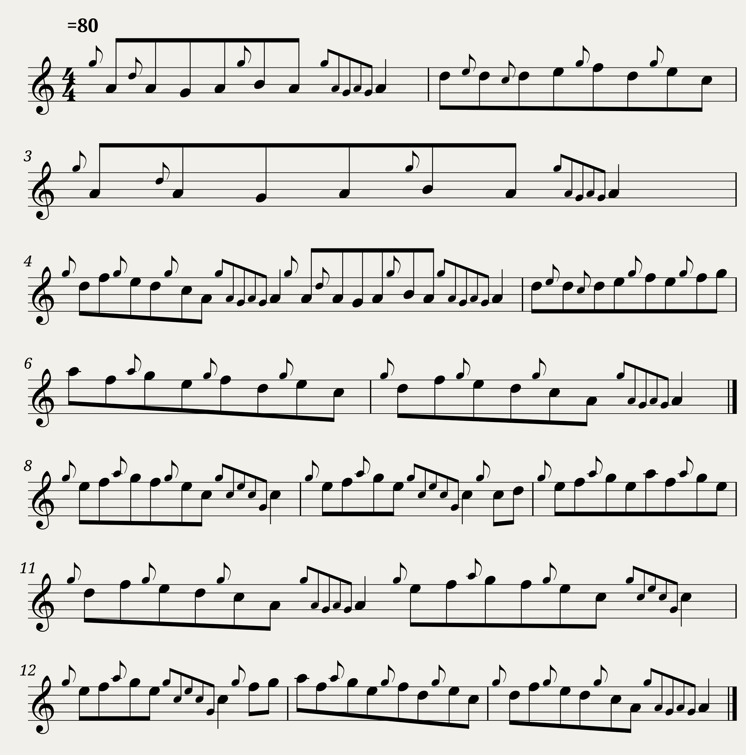 Traditional music - The Old Bush Arranged by Terry Tully