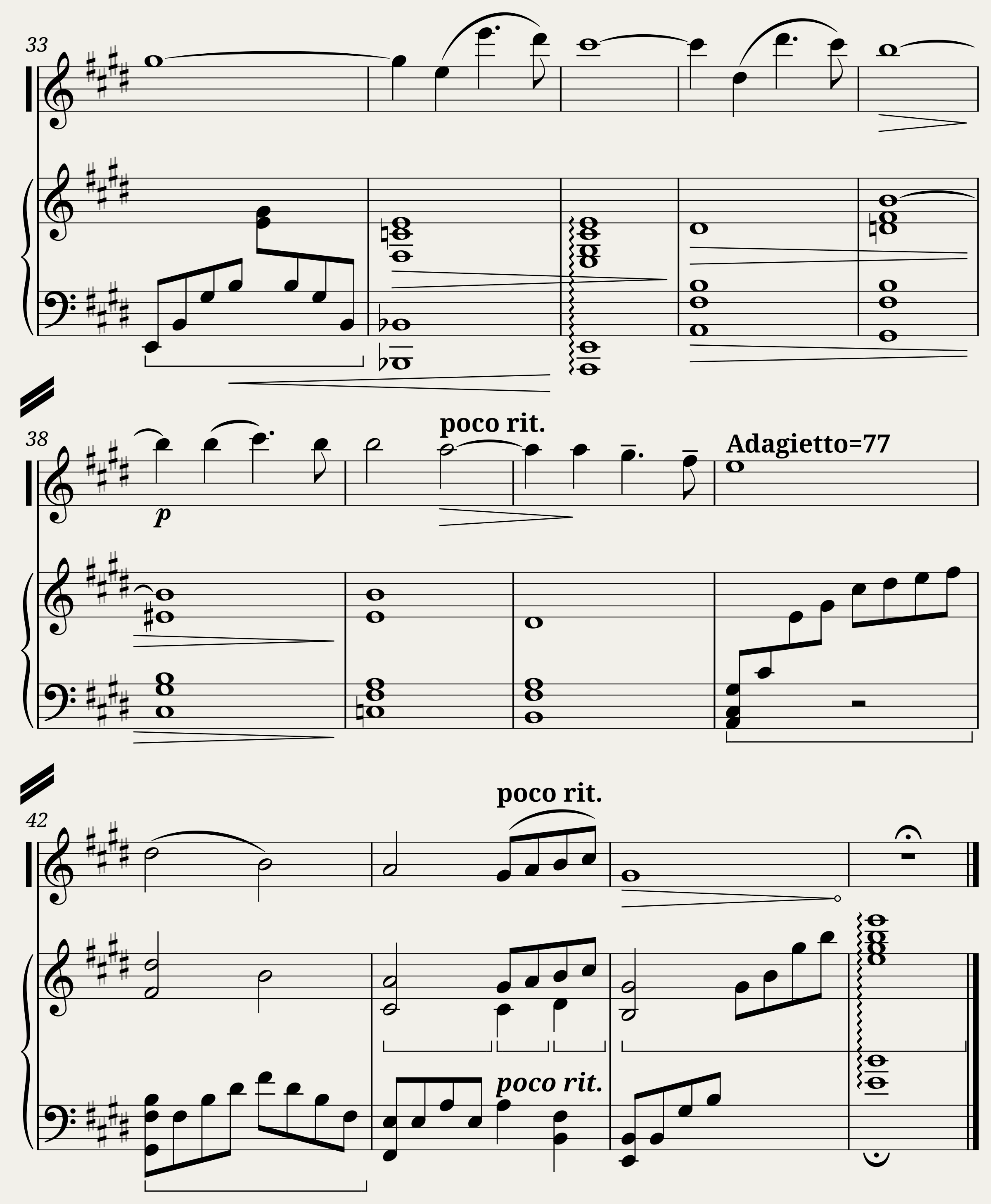 As the Deer for Violin and Piano — 2/2