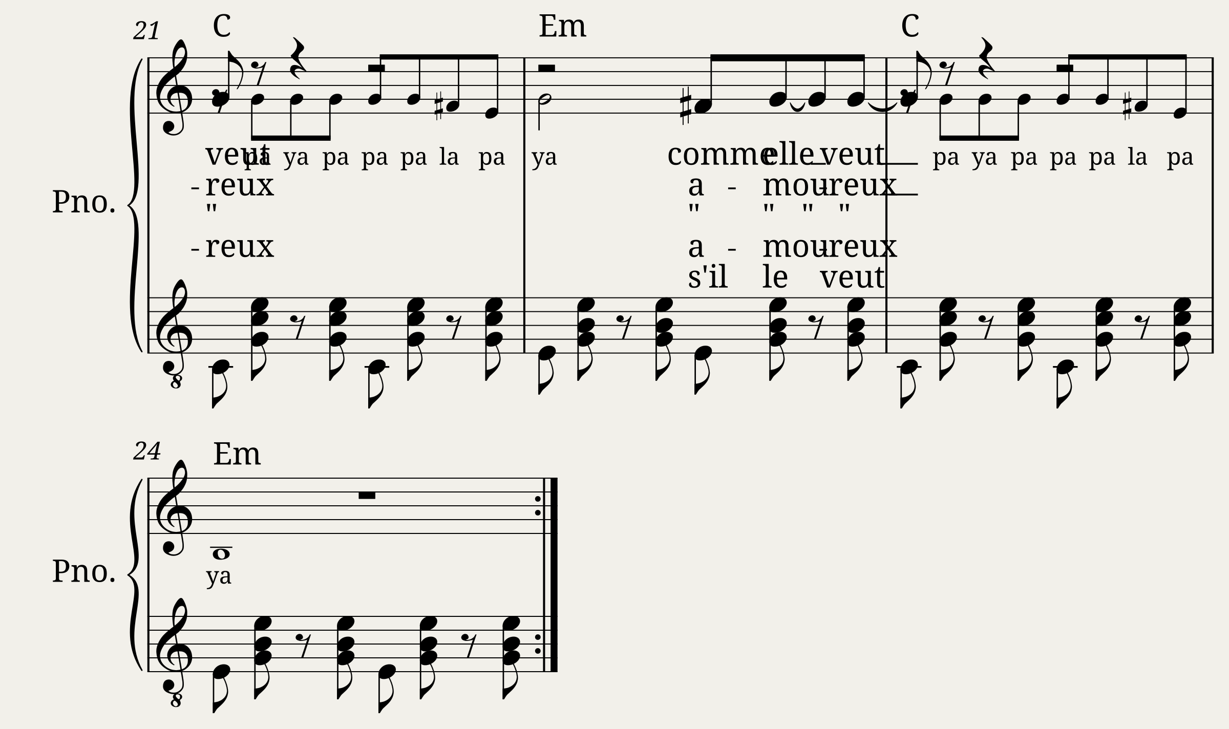 Sadie's Song — 2/2