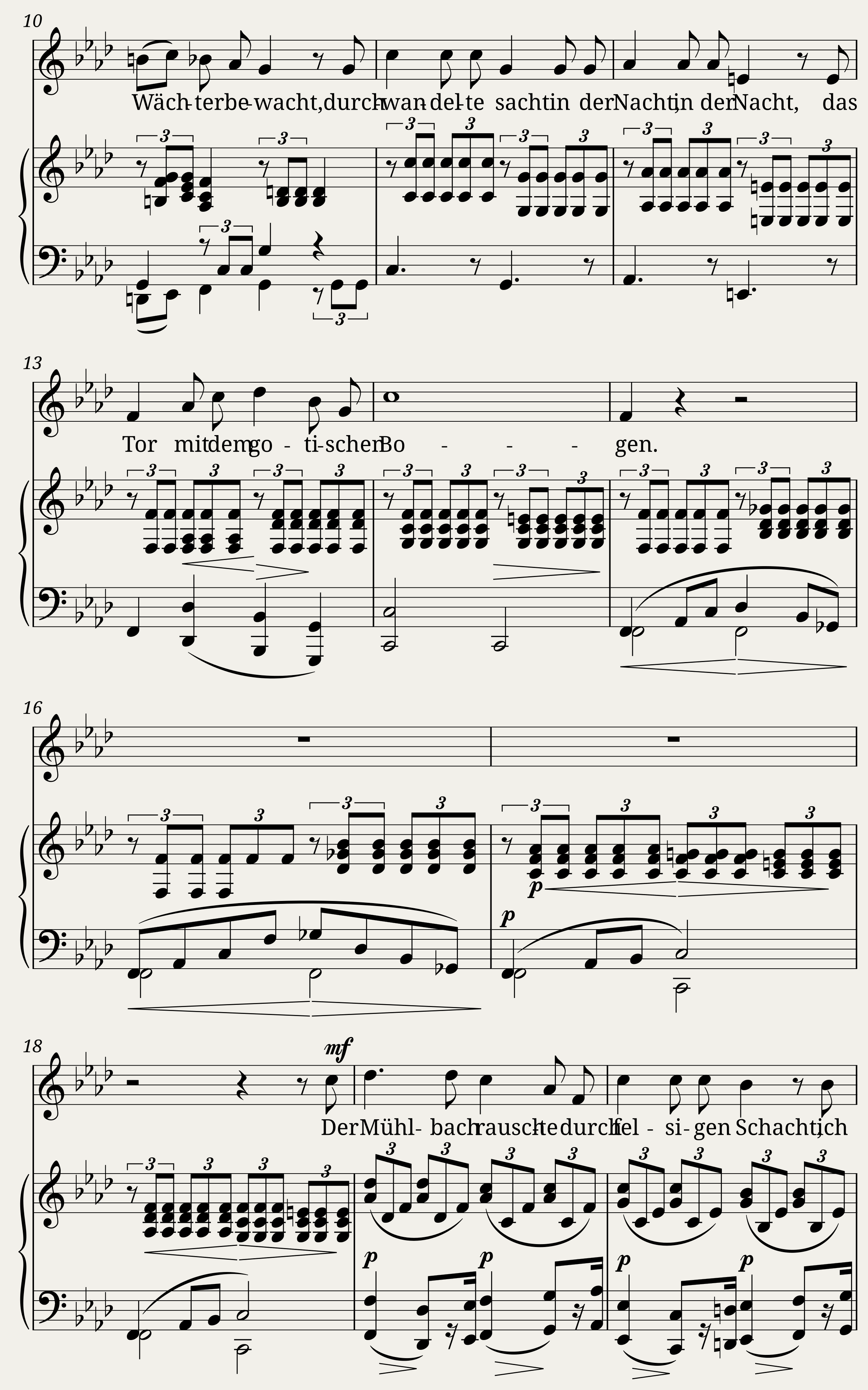 Brahms Johannes - 9 Lieder and Songs Op.32 No.9 - Wie bist du meine Königin — 2/5