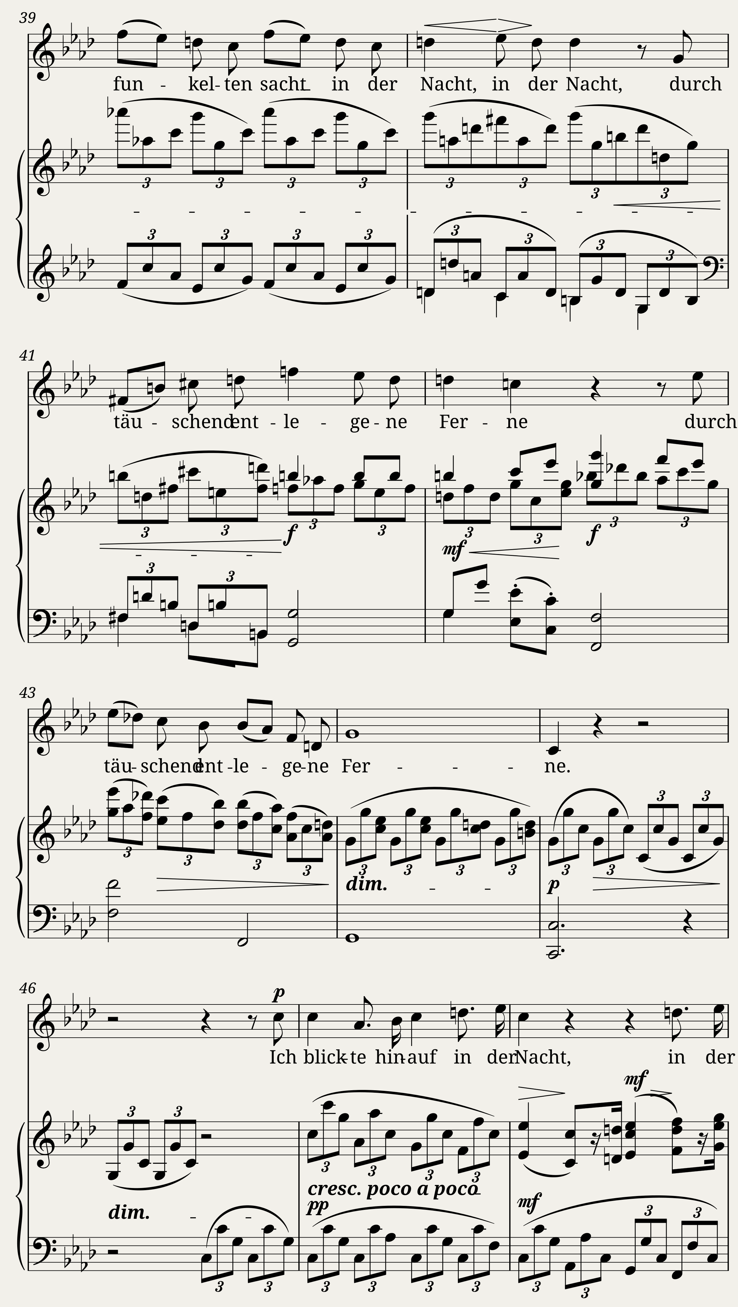 Brahms Johannes - 9 Lieder and Songs Op.32 No.9 - Wie bist du meine Königin — 5/5
