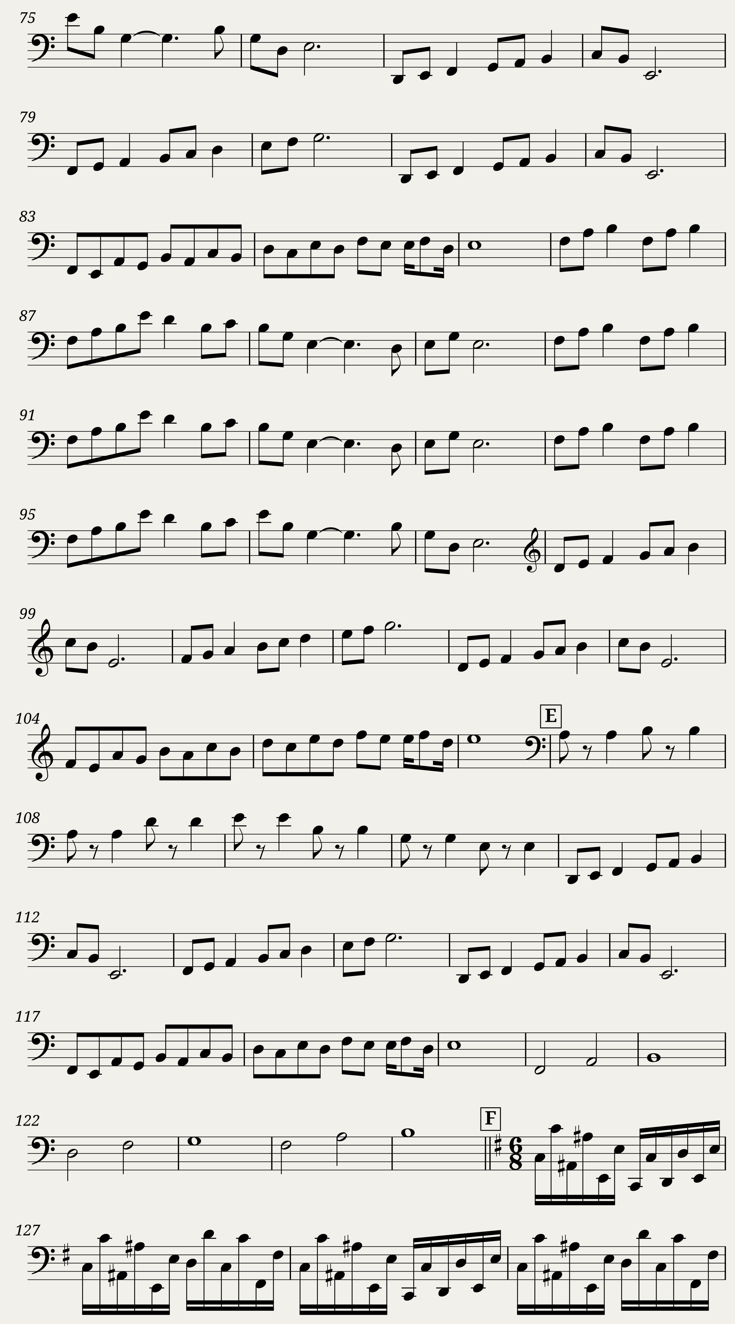 Ocarina of Time Credits - cello — 2/3