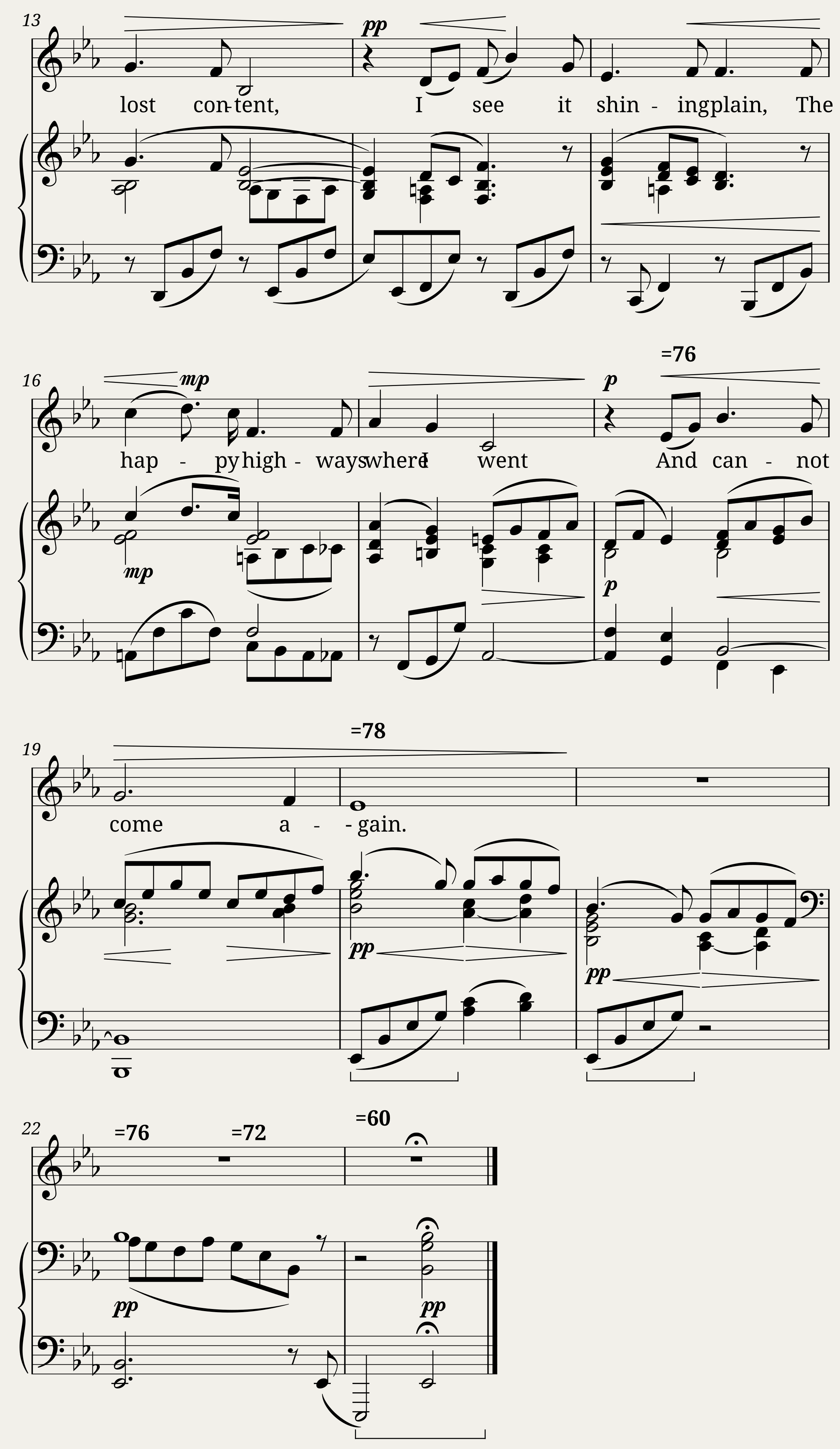 Somervell Arthur - A Shropshire Lad No.9 - Into my Heart an Air that kills — 2/2