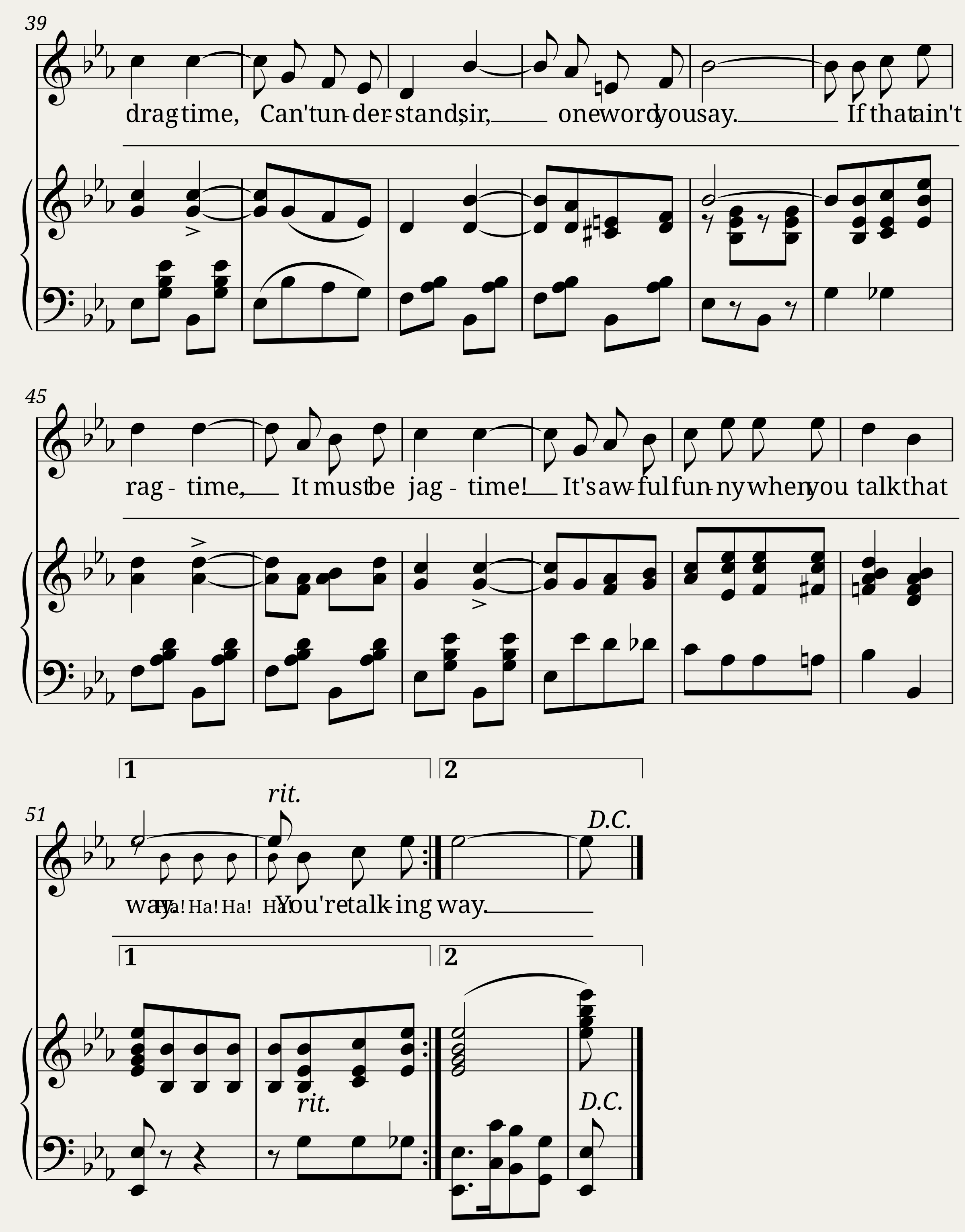 You're Talking Ragtime (1899) — 2/2