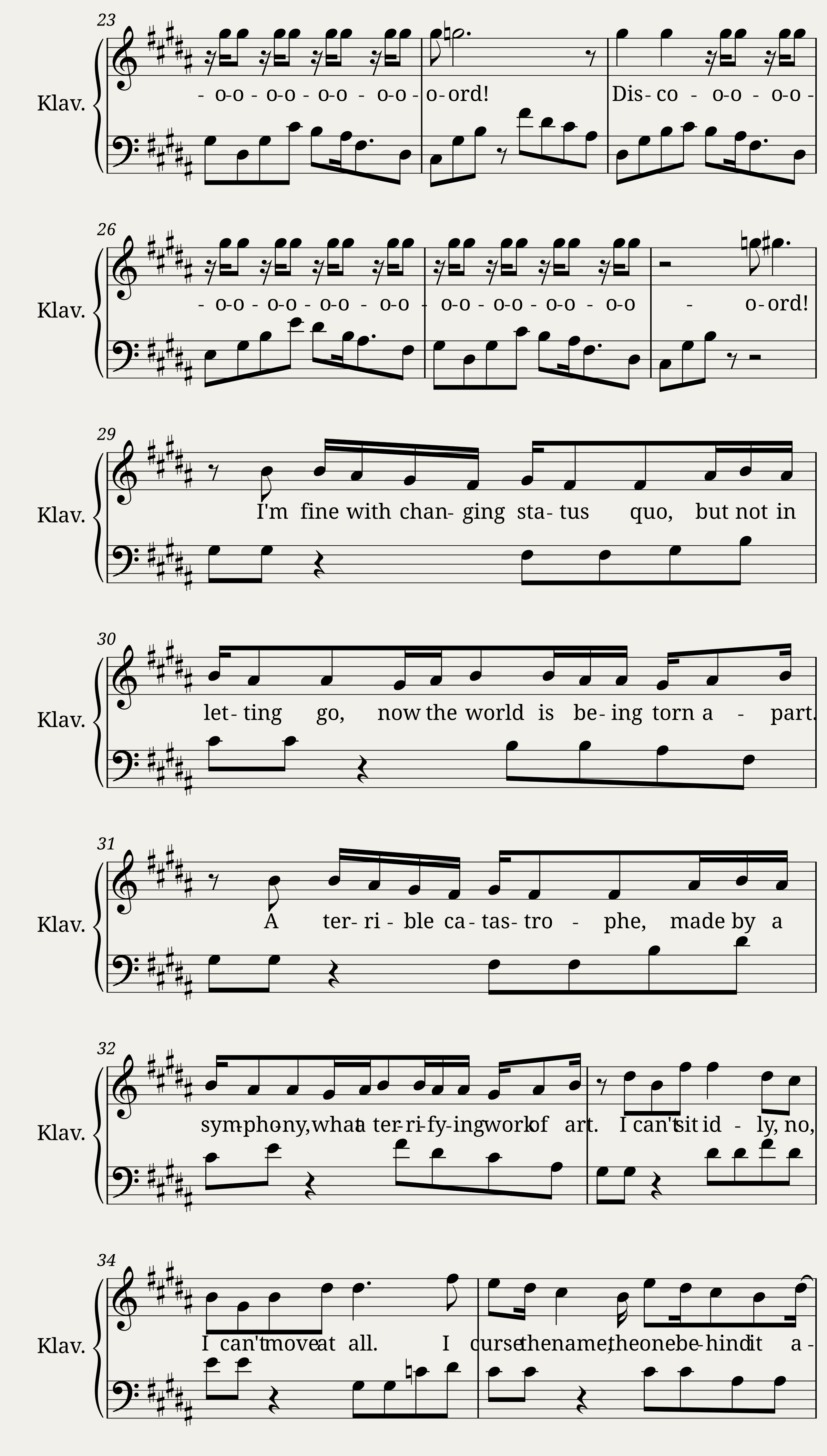 Discord - The Living Tombstone [easy] with lyrics — 3/6