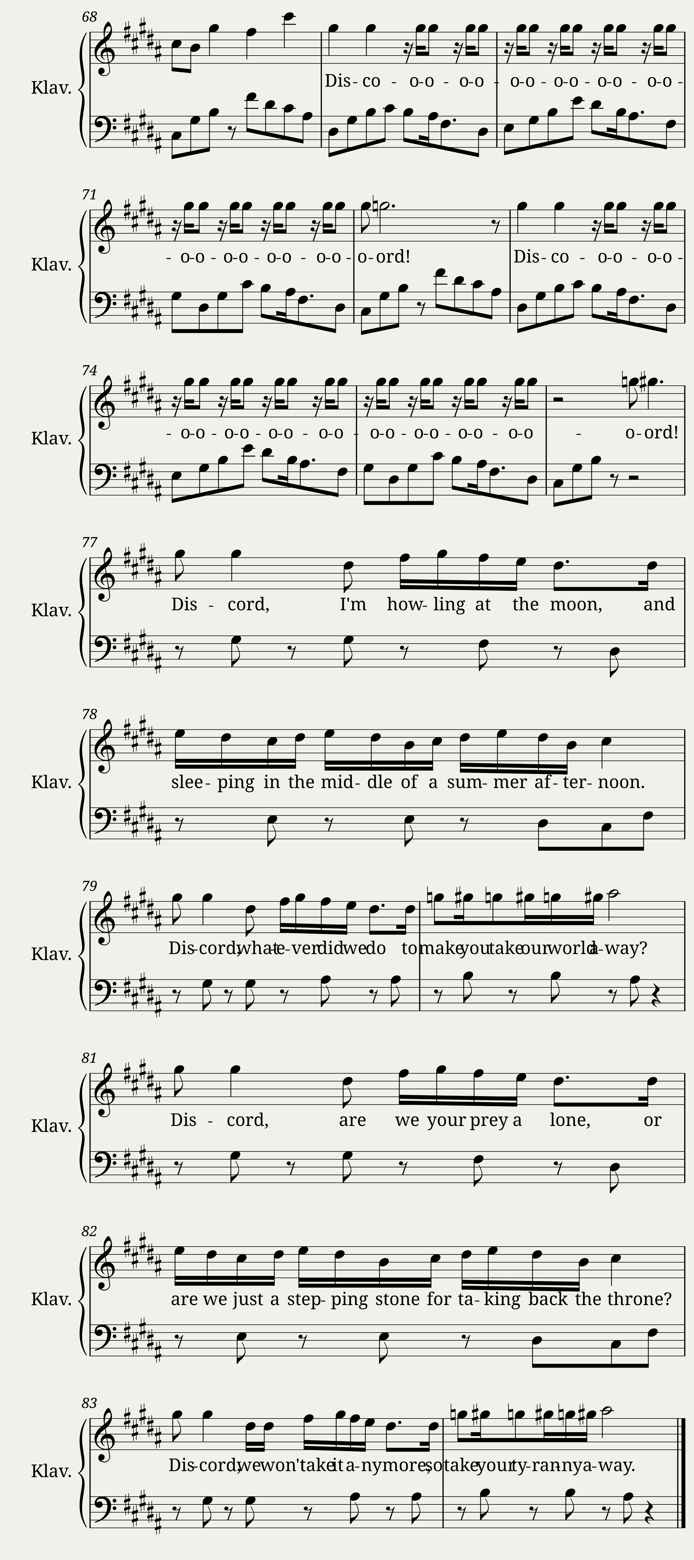 Discord - The Living Tombstone [easy] with lyrics — 6/6