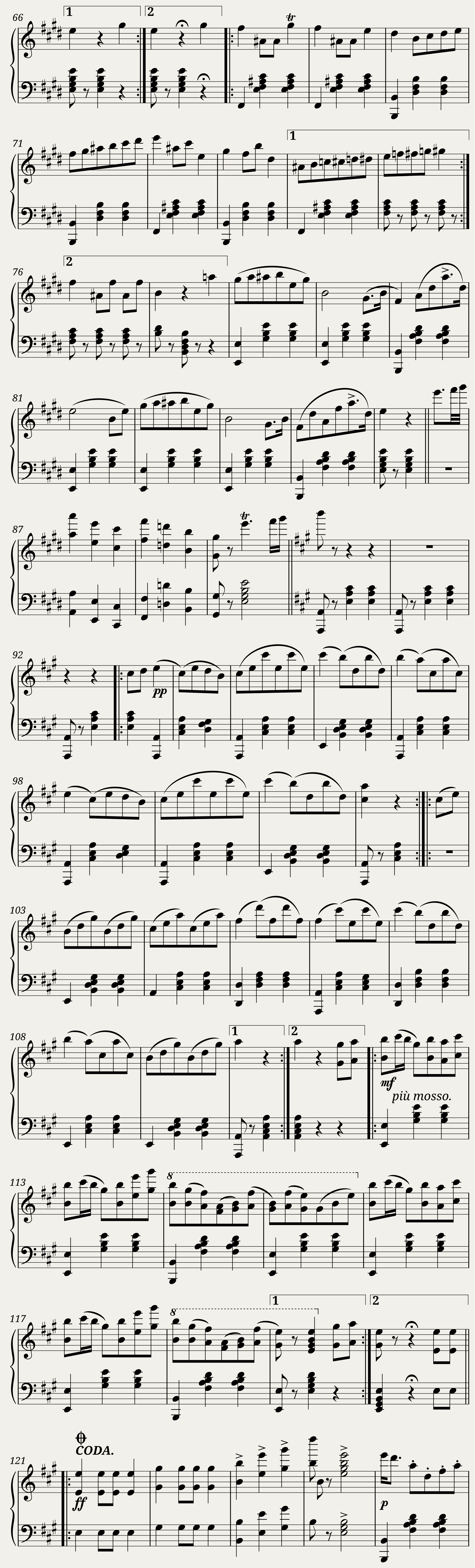 La Zingarilla — 3/4