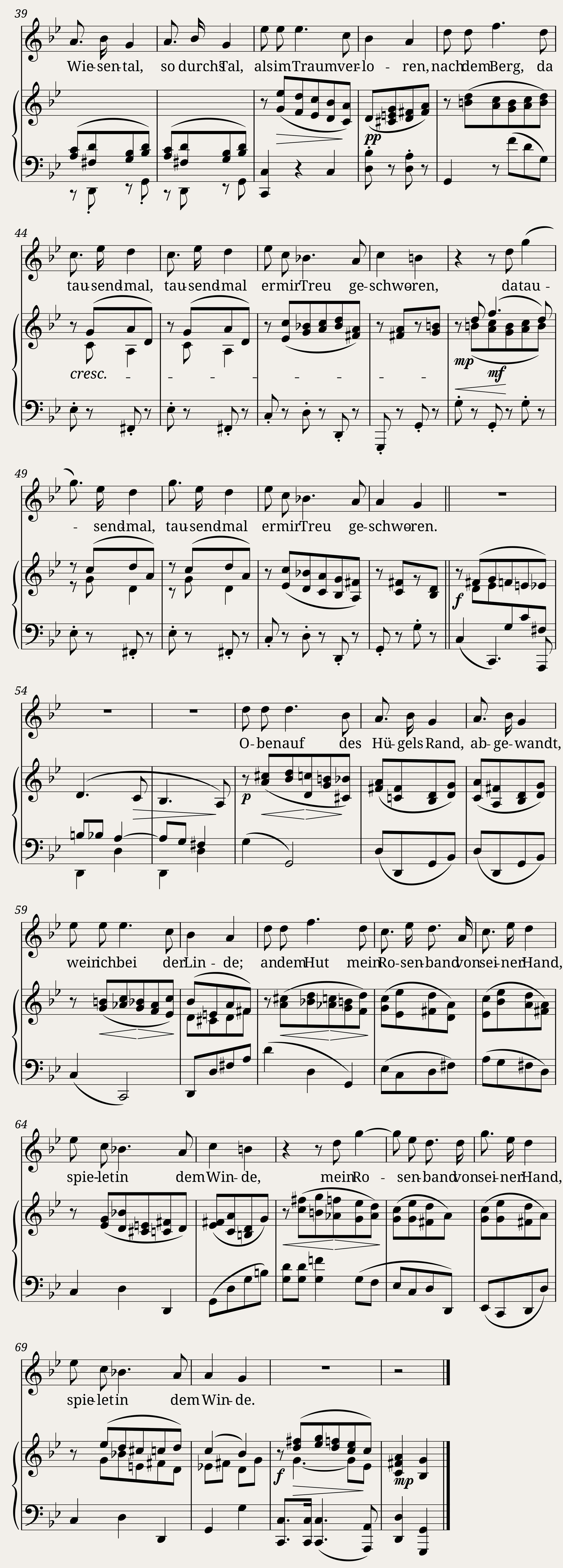 Brahms Johannes - 8 Lieder und Gesänge Op.59 No.5 - Agnes — 2/2