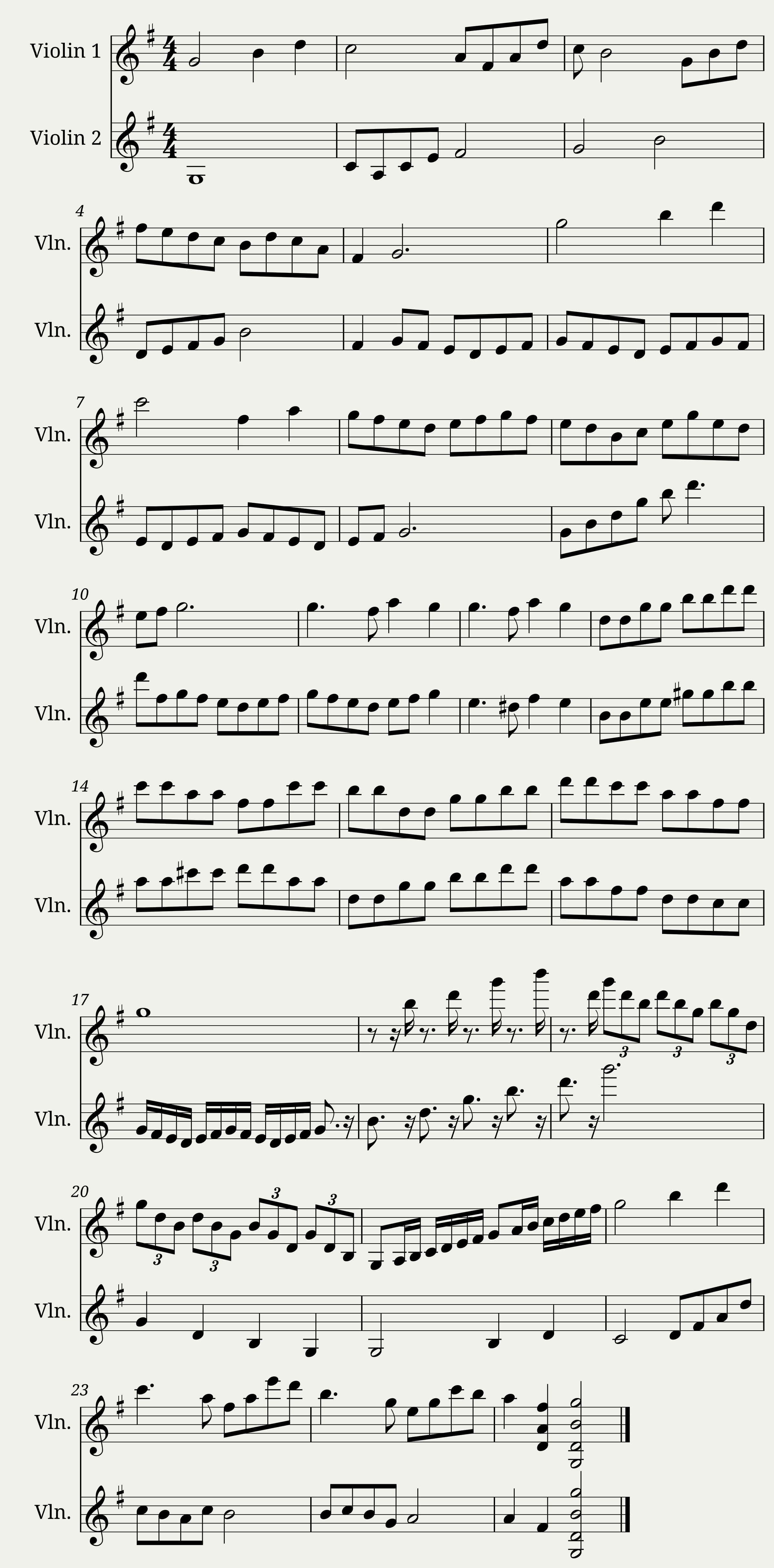 Violin Duet 1