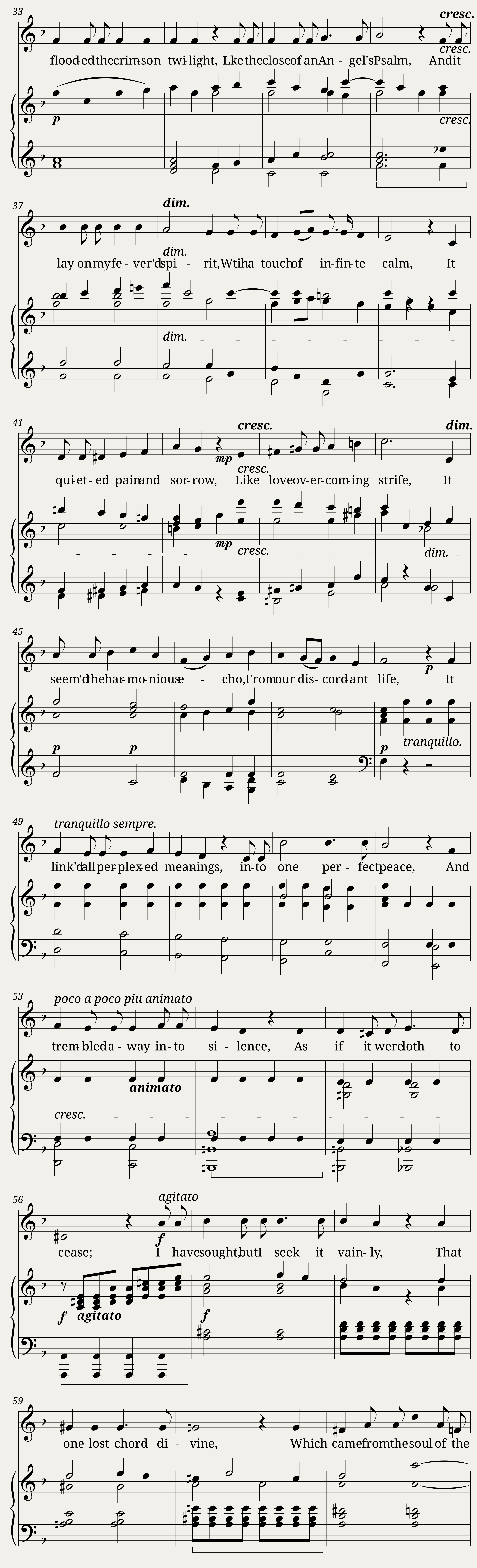 Sullivan Arthur The Lost Chord — 2/3