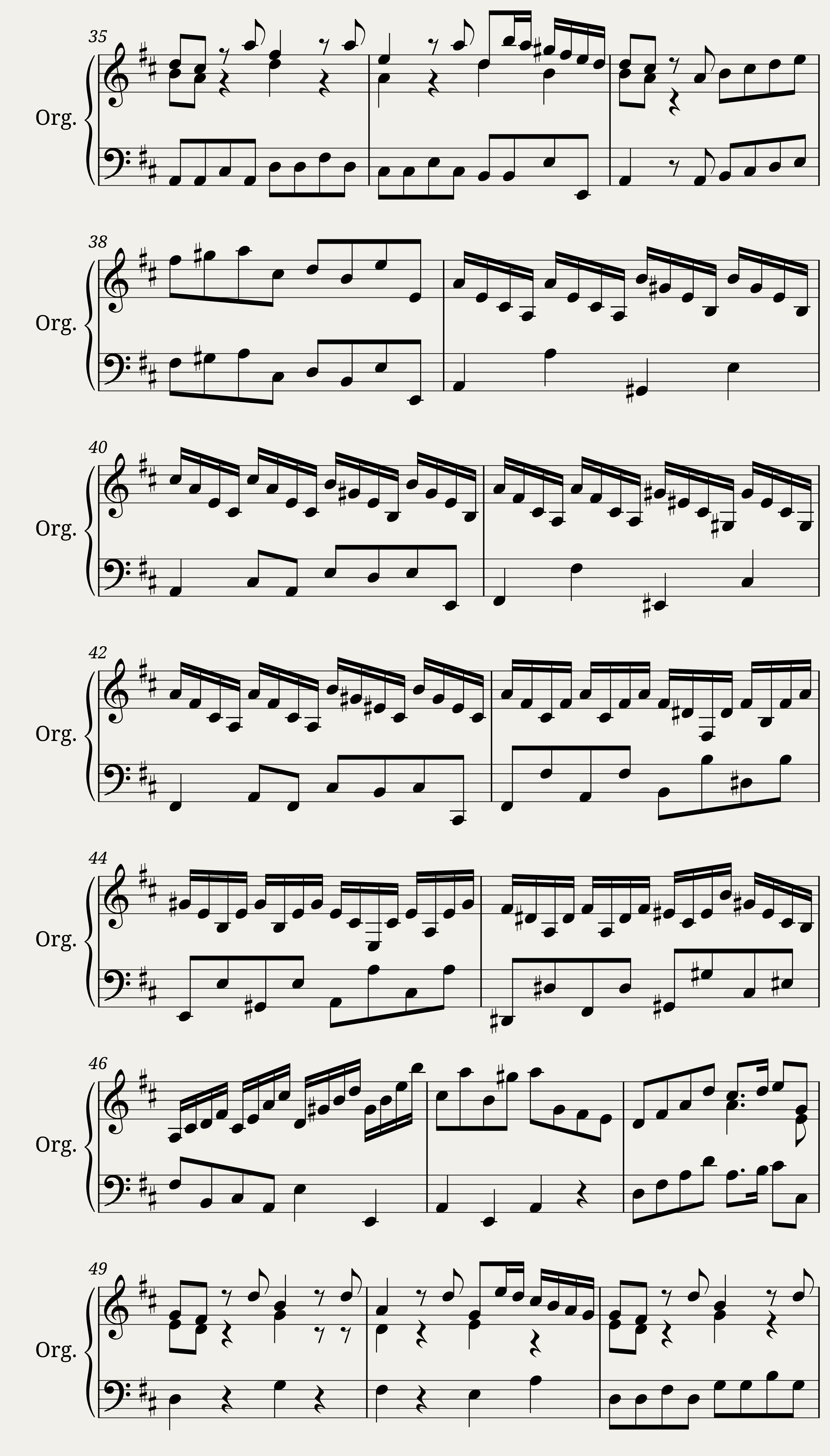 SONATA IN D dur (Allegretto) — 3/4