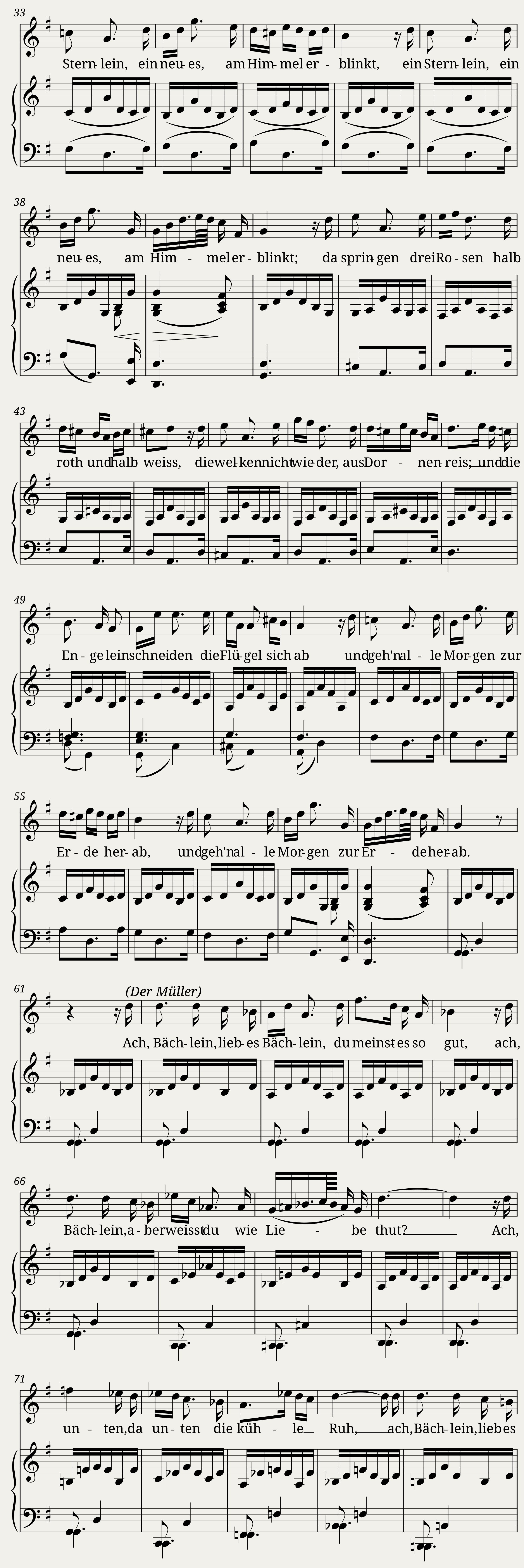 Der Müller und der Bach — 2/3