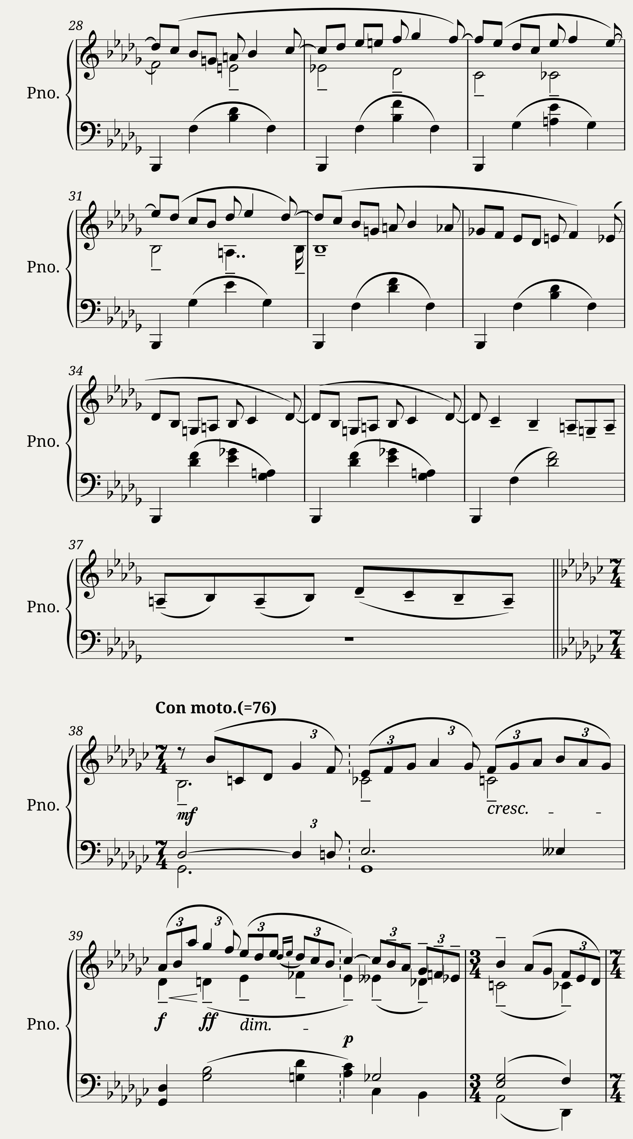 Moment Musical No.1 in Bb Minor — 3/9