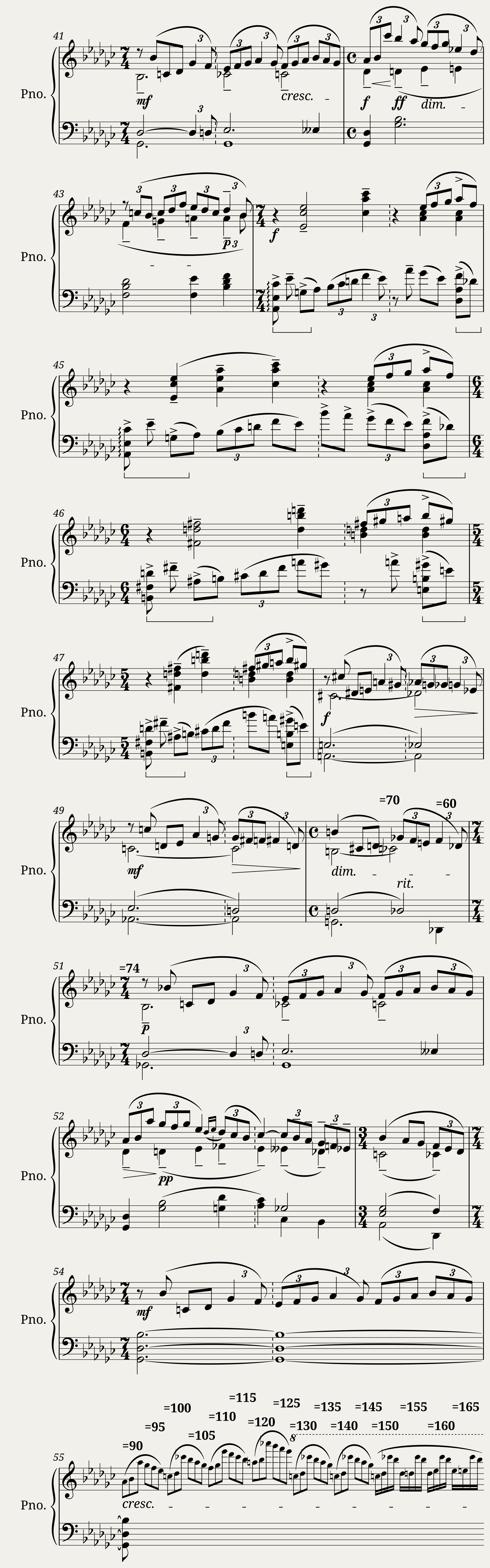 Moment Musical No.1 in Bb Minor — 4/9