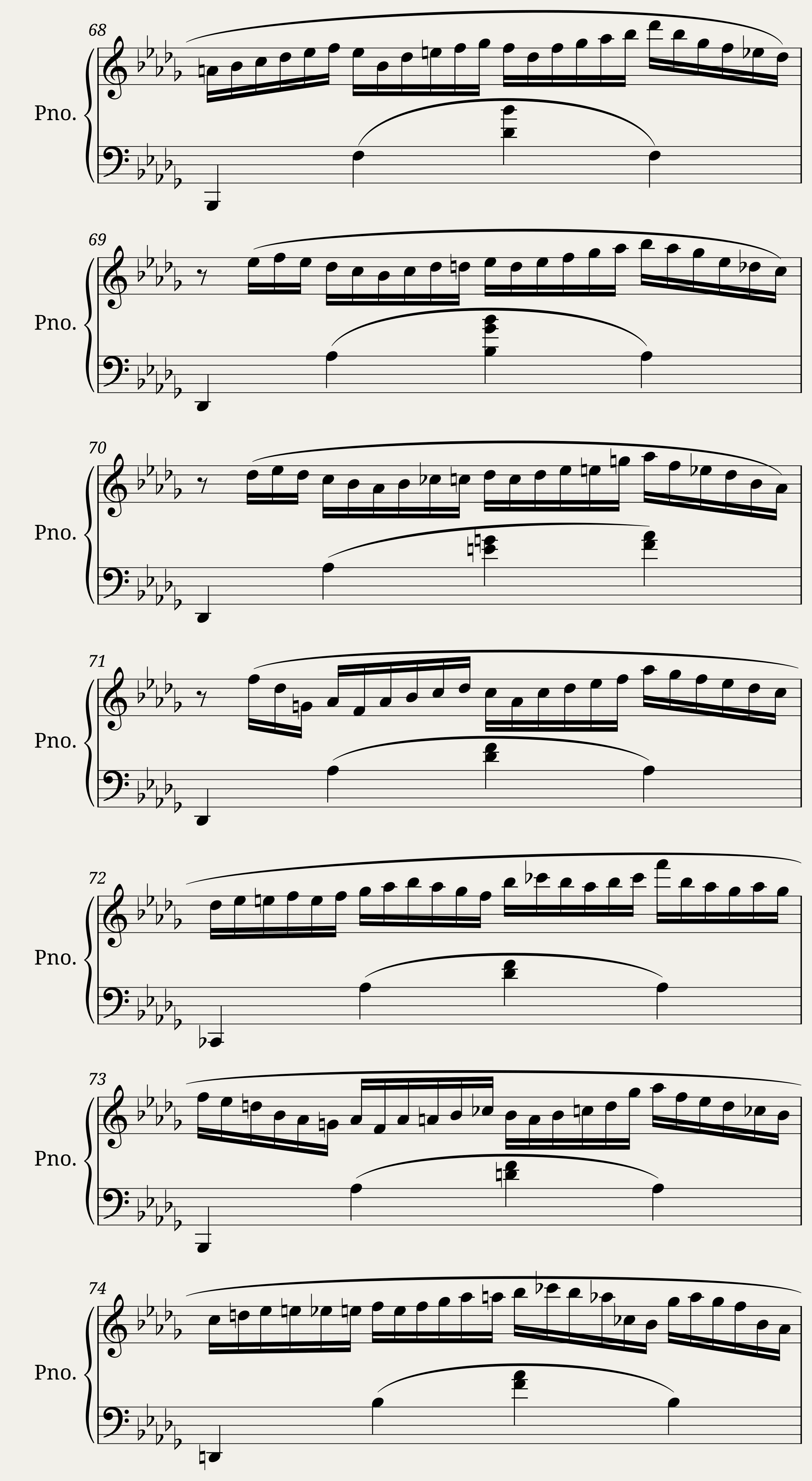 Moment Musical No.1 in Bb Minor — 7/9