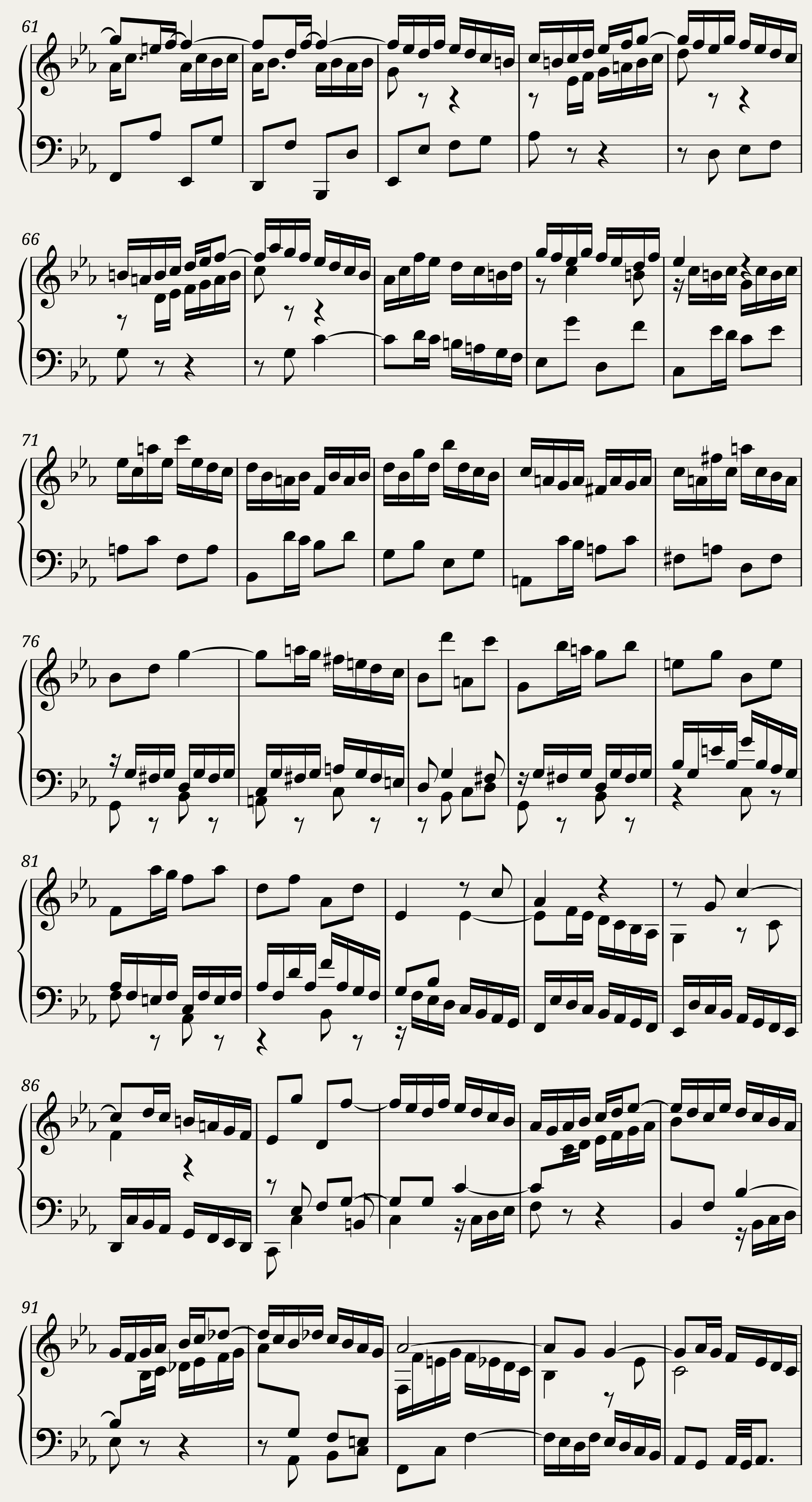 BWV 828 Partita IV Aria — 3/3