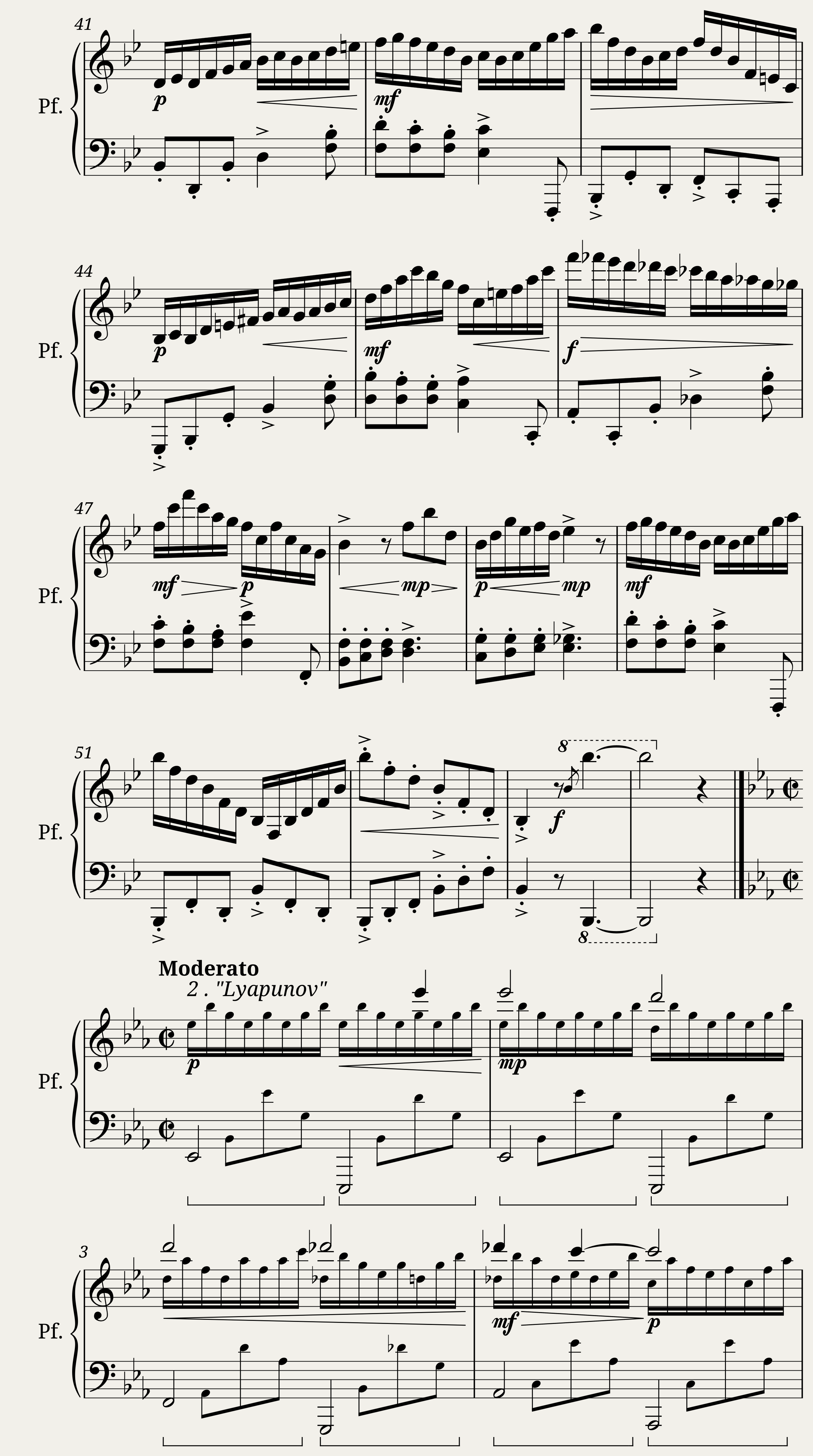 Studi Caratteristici opus 39 — 3/6