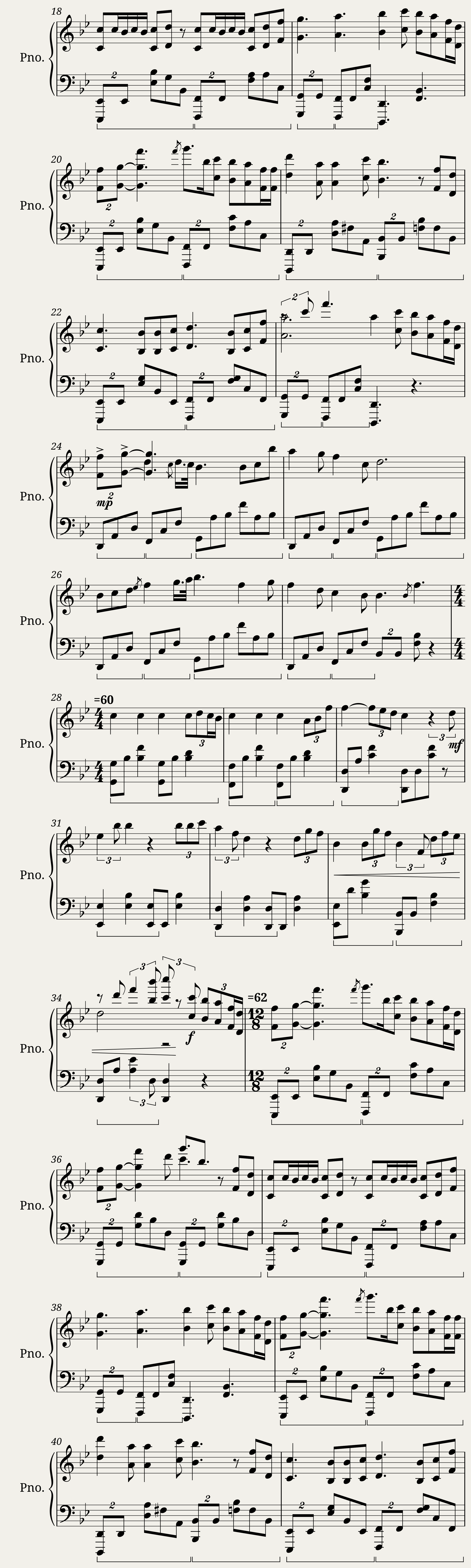 unlasting (FULL piano arrg.) — 2/4