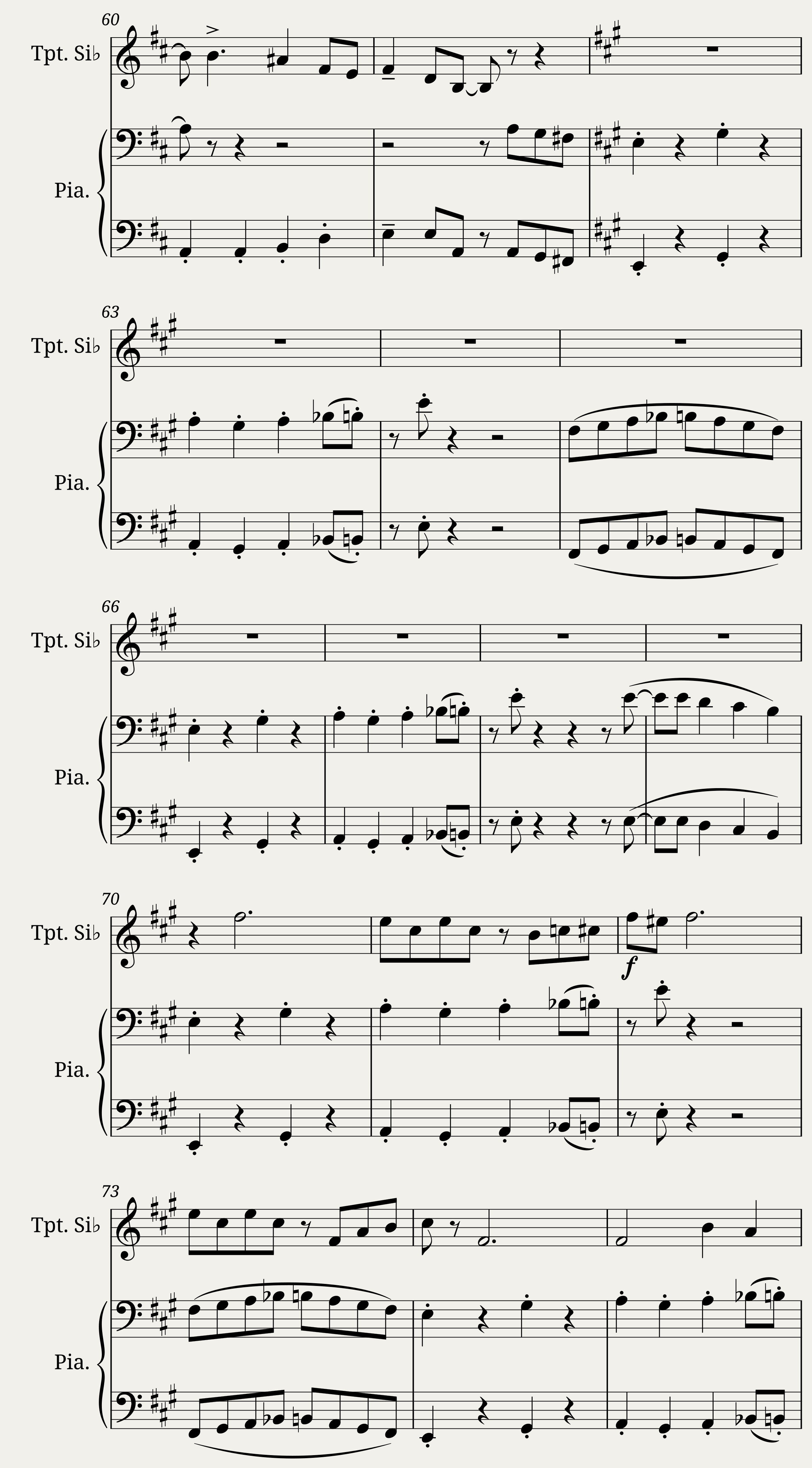 Sing Sing Sing - Piano trumpet — 4/6