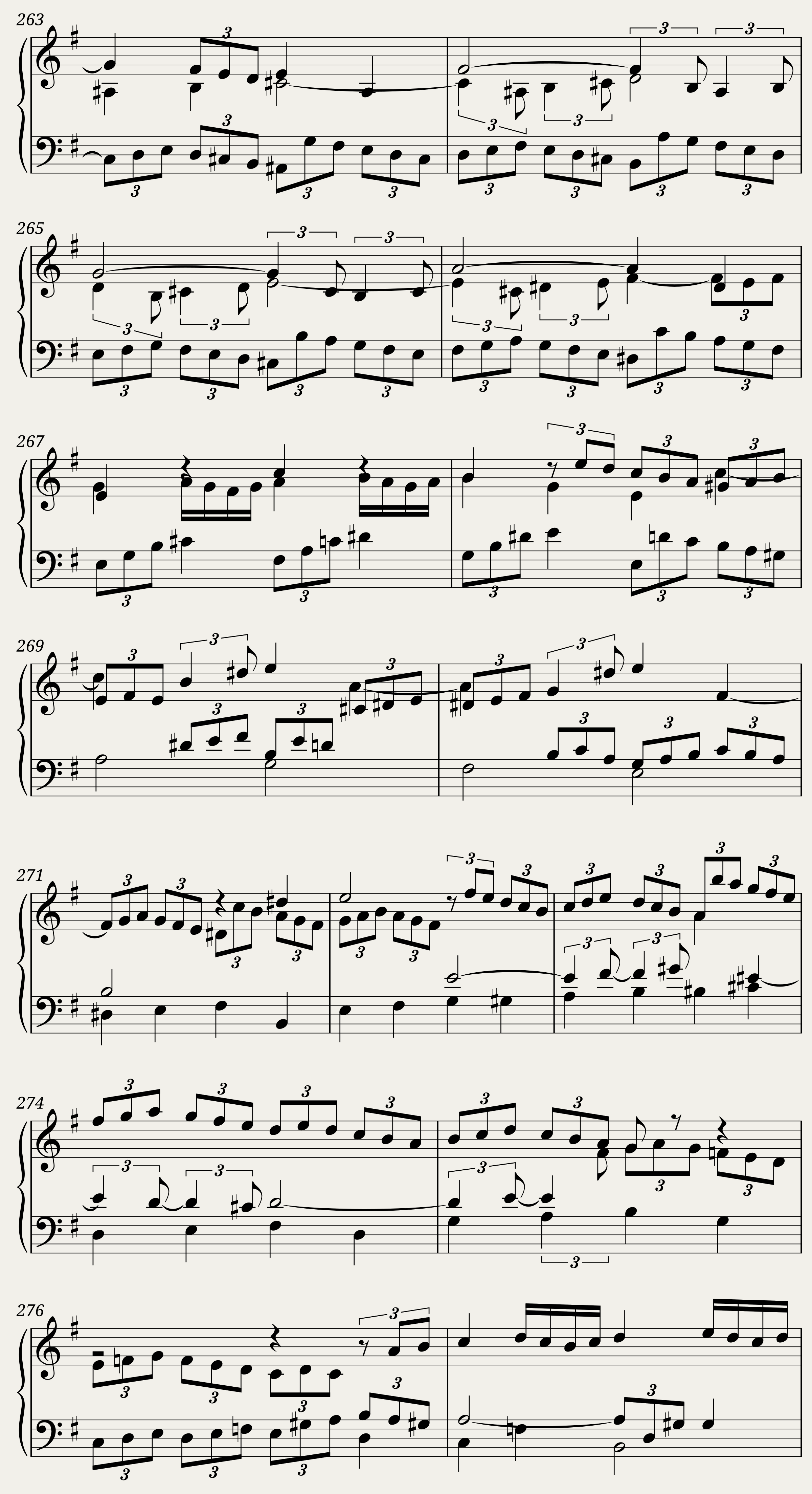 BWV 879: The Well-tempered Clavier Book II - X (A = 415 Hz) - Harpsichord sound — 10/11