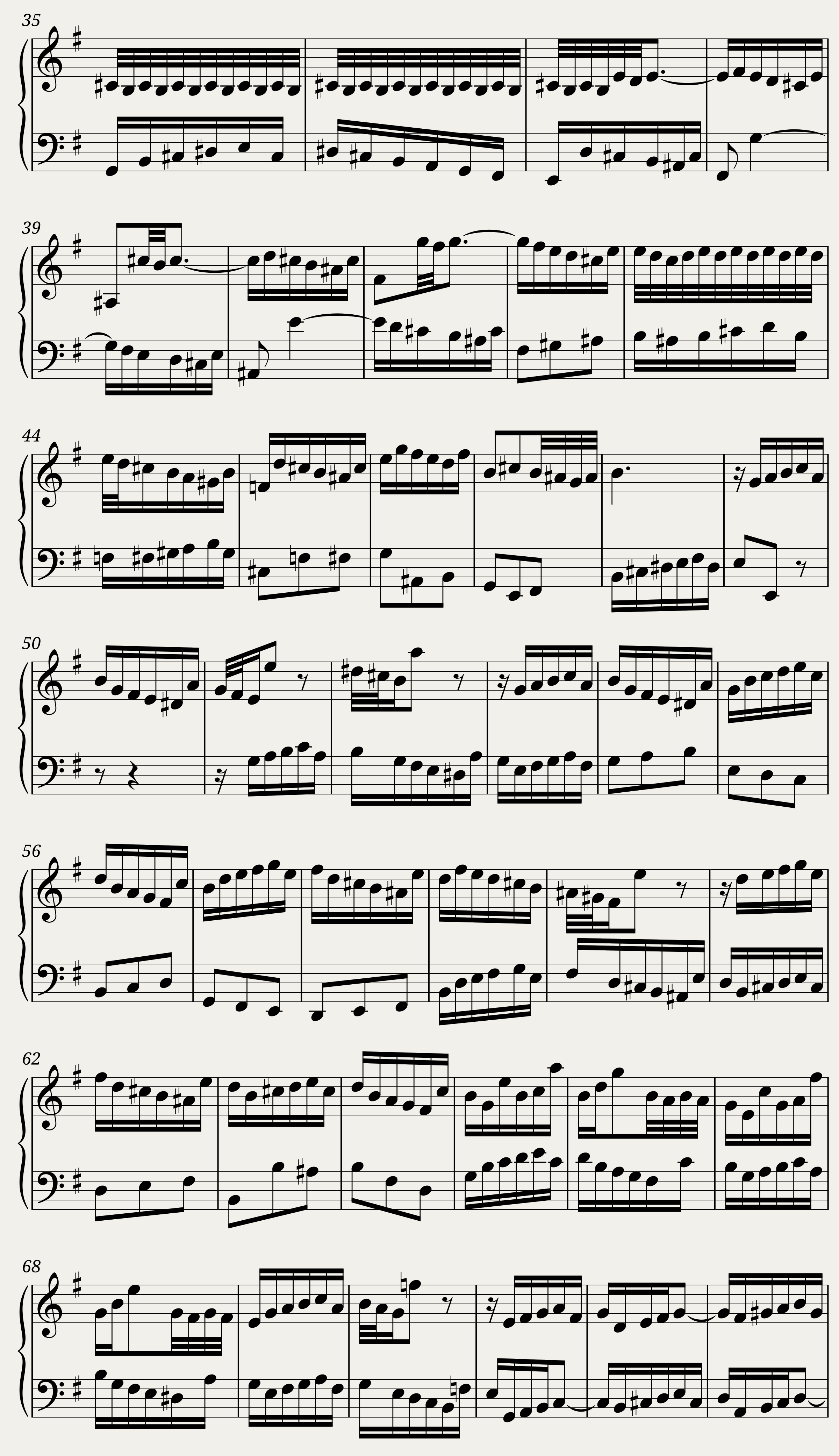 BWV 879: The Well-tempered Clavier Book II - X (A = 415 Hz) - Harpsichord sound — 2/11