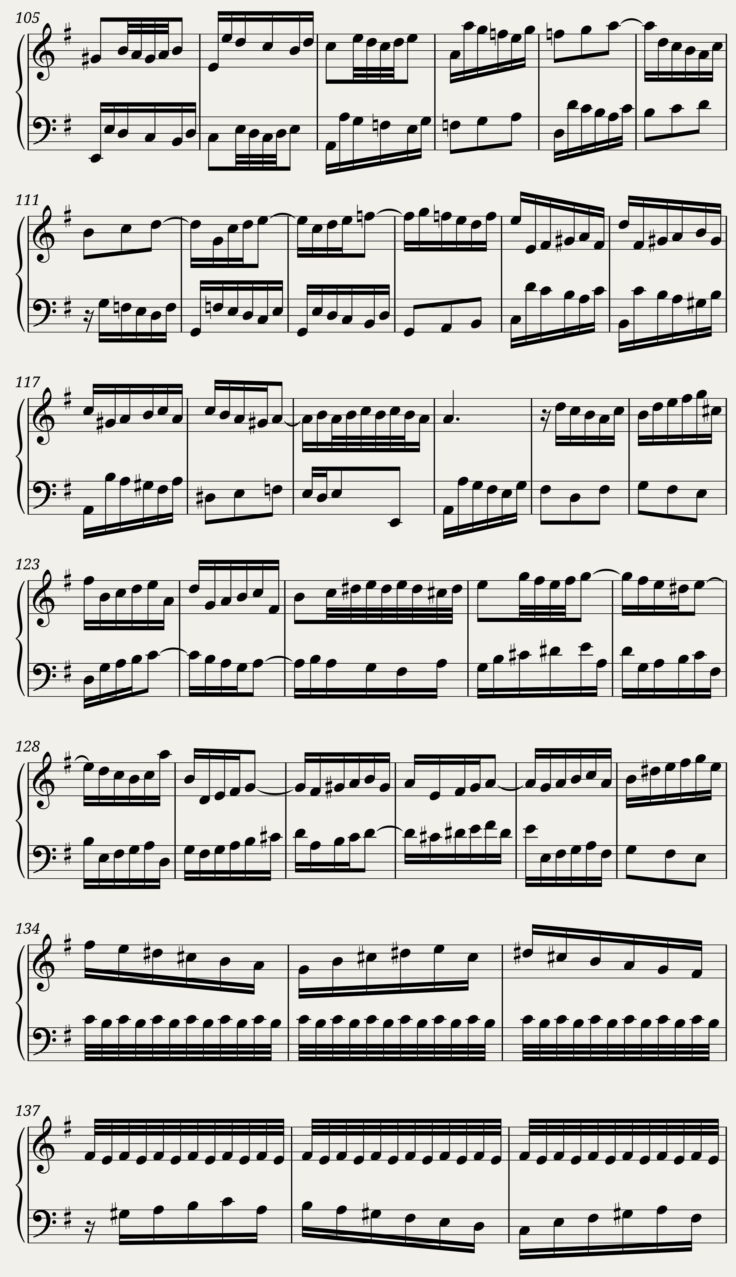 BWV 879: The Well-tempered Clavier Book II - X (A = 415 Hz) - Harpsichord sound — 4/11