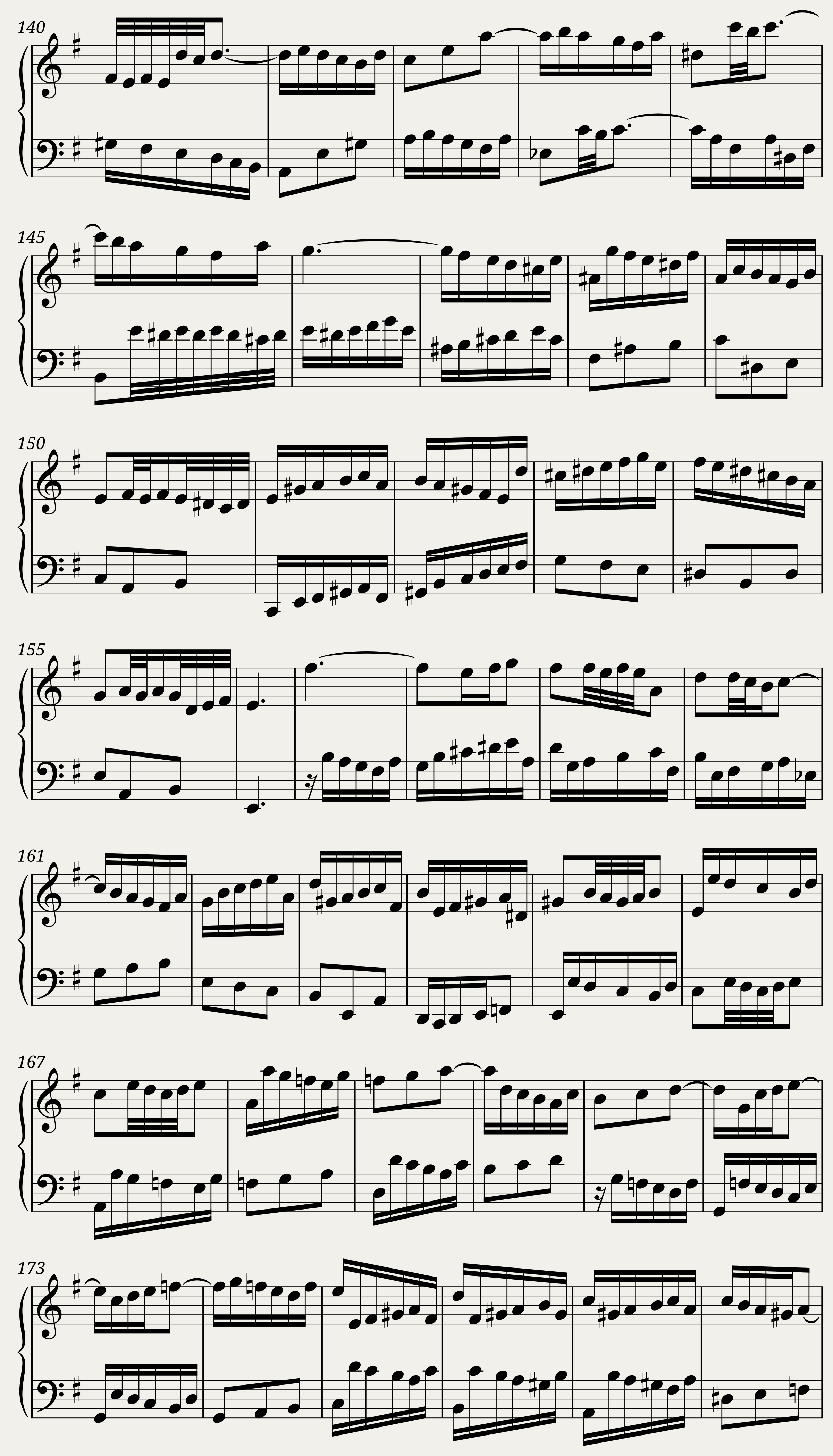 BWV 879: The Well-tempered Clavier Book II - X (A = 415 Hz) - Harpsichord sound — 5/11