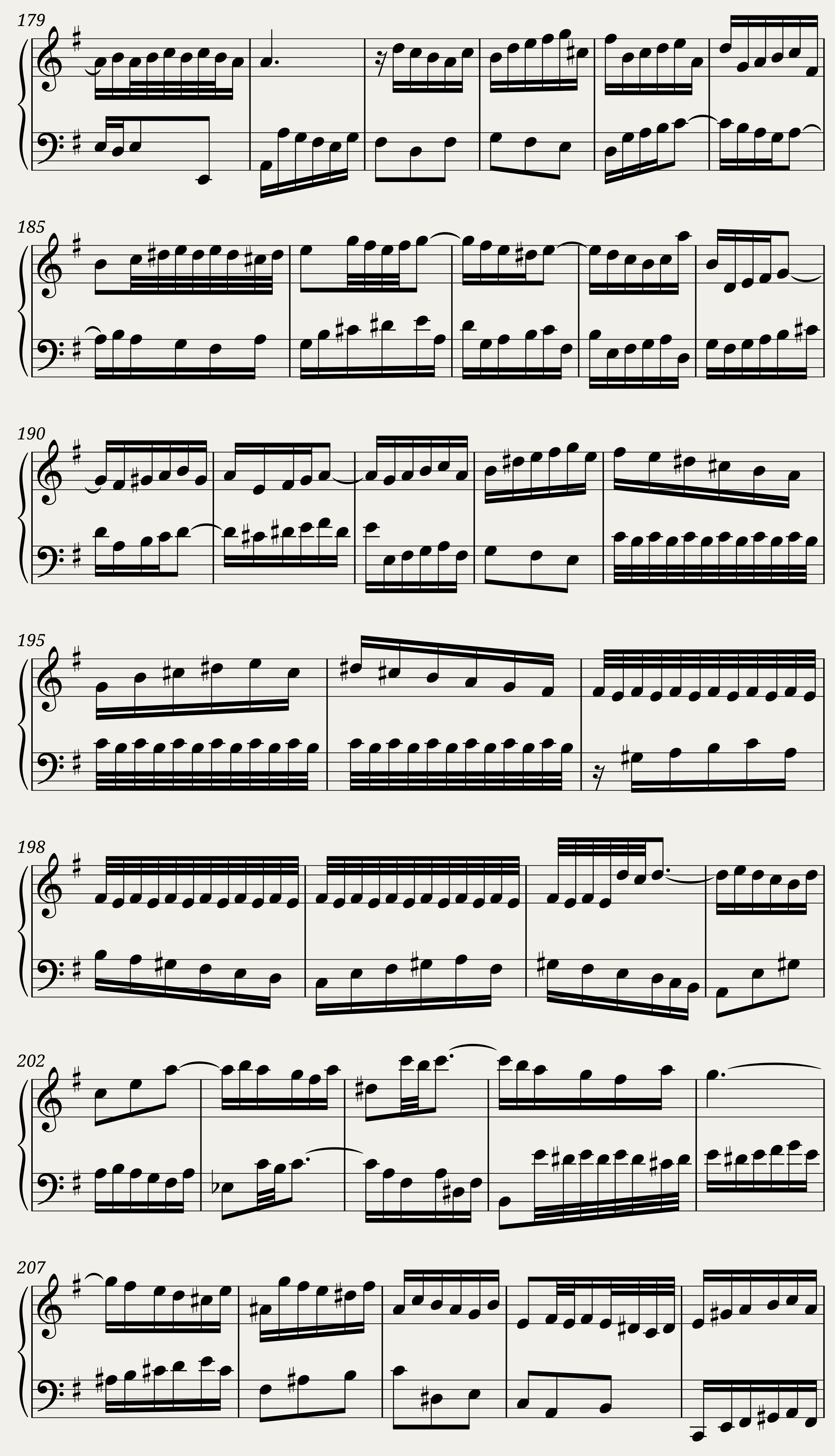 BWV 879: The Well-tempered Clavier Book II - X (A = 415 Hz) - Harpsichord sound — 6/11
