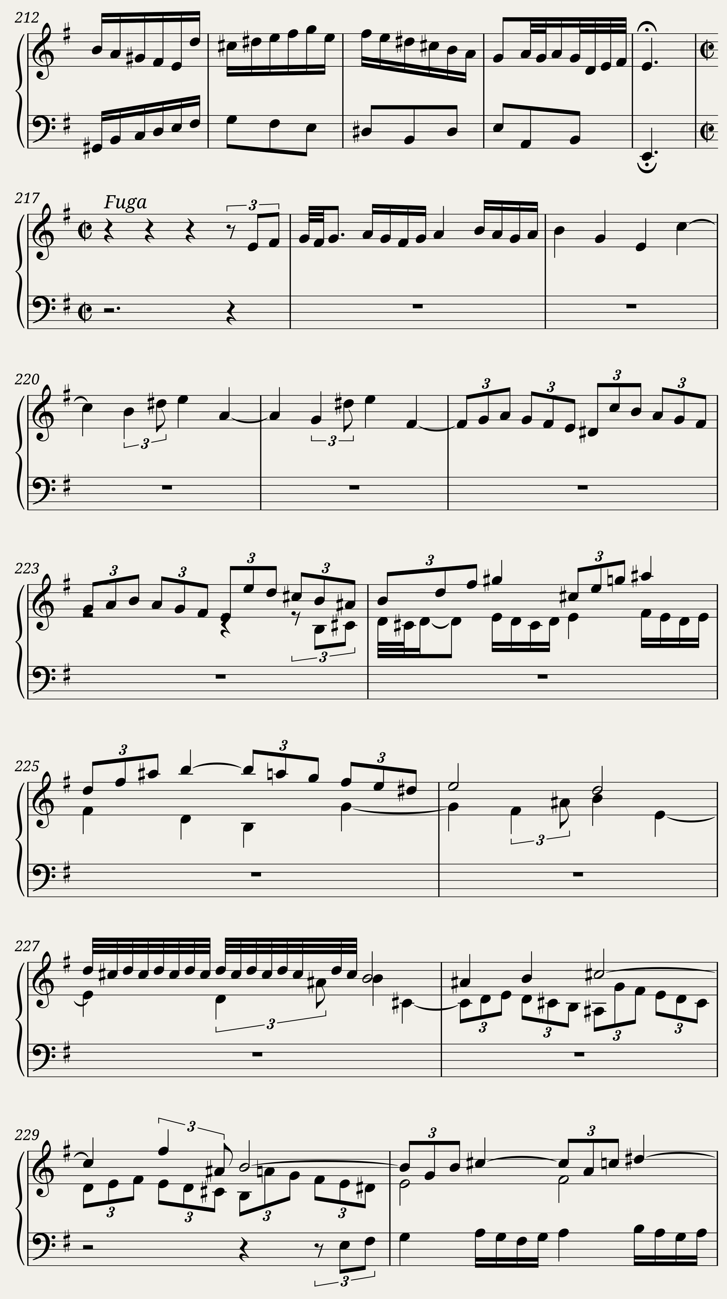 BWV 879: The Well-tempered Clavier Book II - X (A = 415 Hz) - Harpsichord sound — 7/11