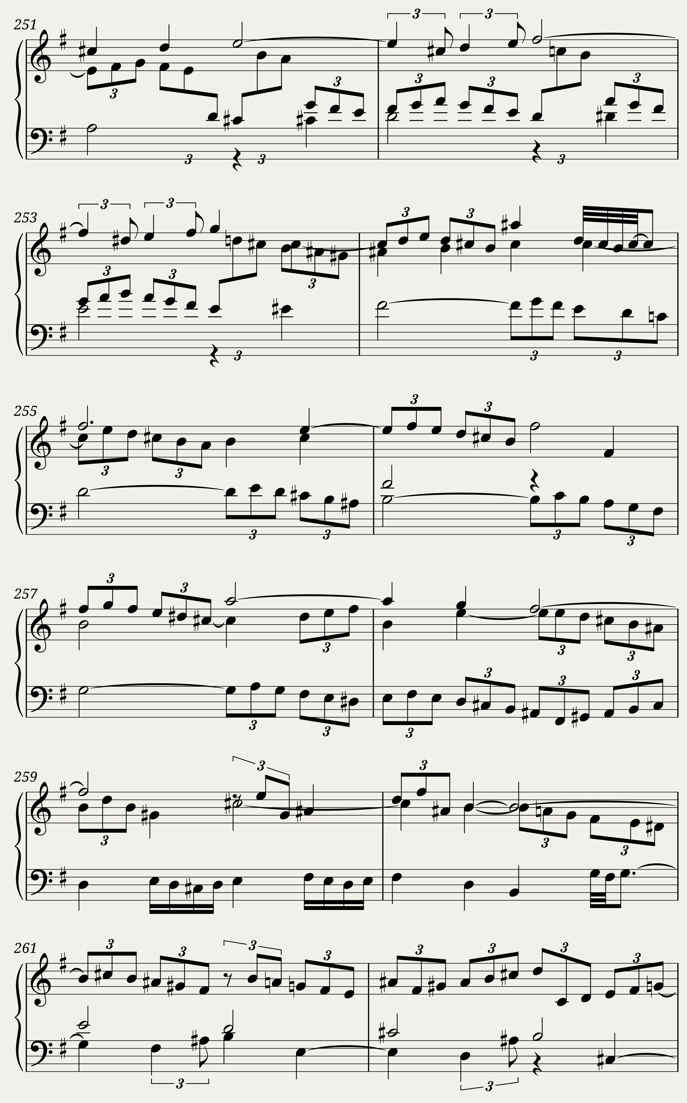 BWV 879: The Well-tempered Clavier Book II - X (A = 415 Hz) - Harpsichord sound — 9/11