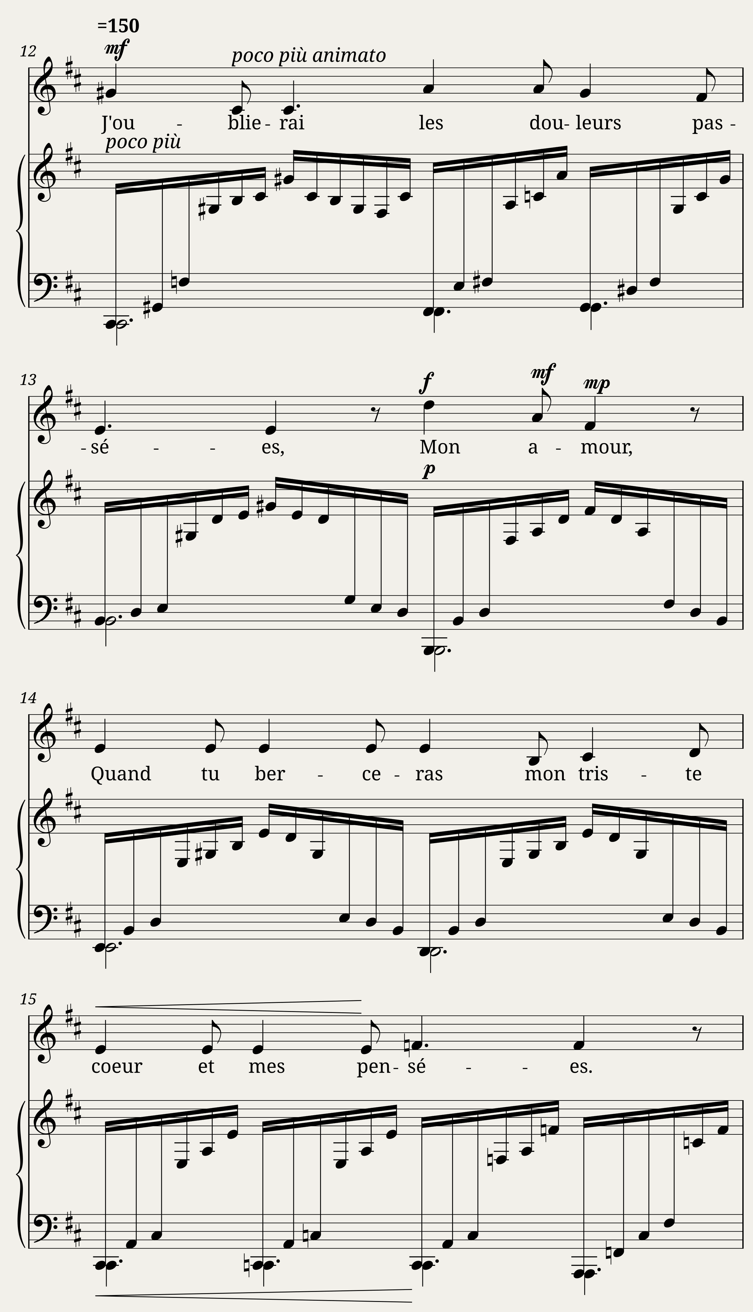 Variations on a theme by Schumann — 3/3
