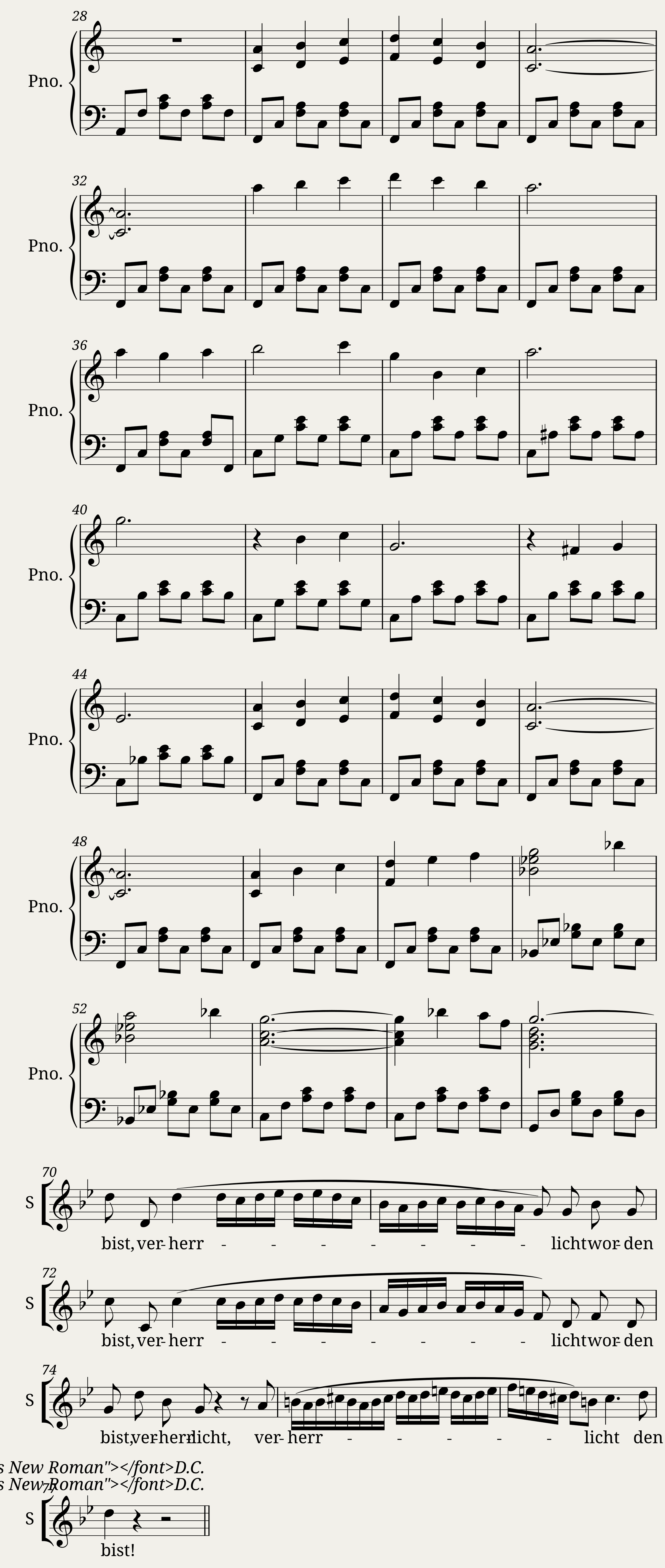 Final Fantasy VI - Phantom Forest piano reduction — 2/2
