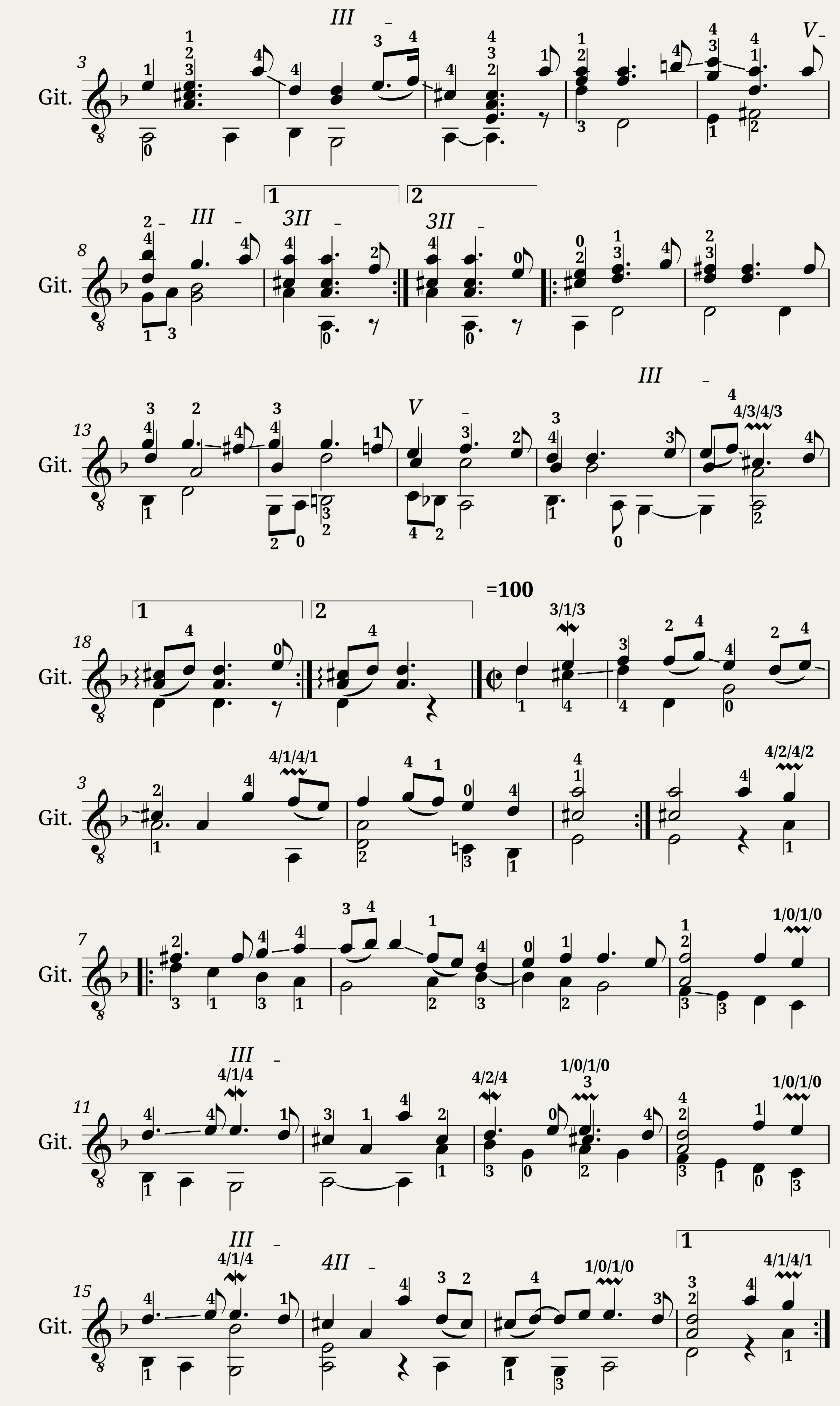 Suite D Minor - Robert de Visée — 3/5