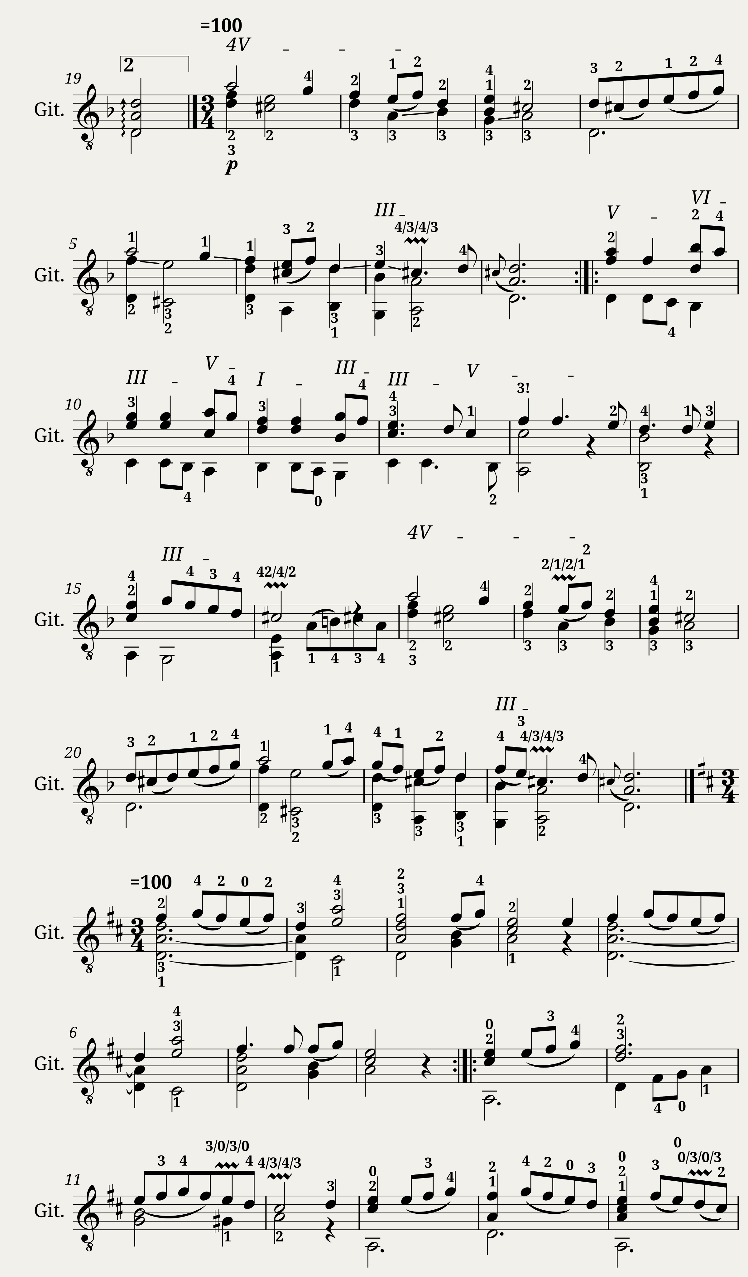 Suite D Minor - Robert de Visée — 4/5